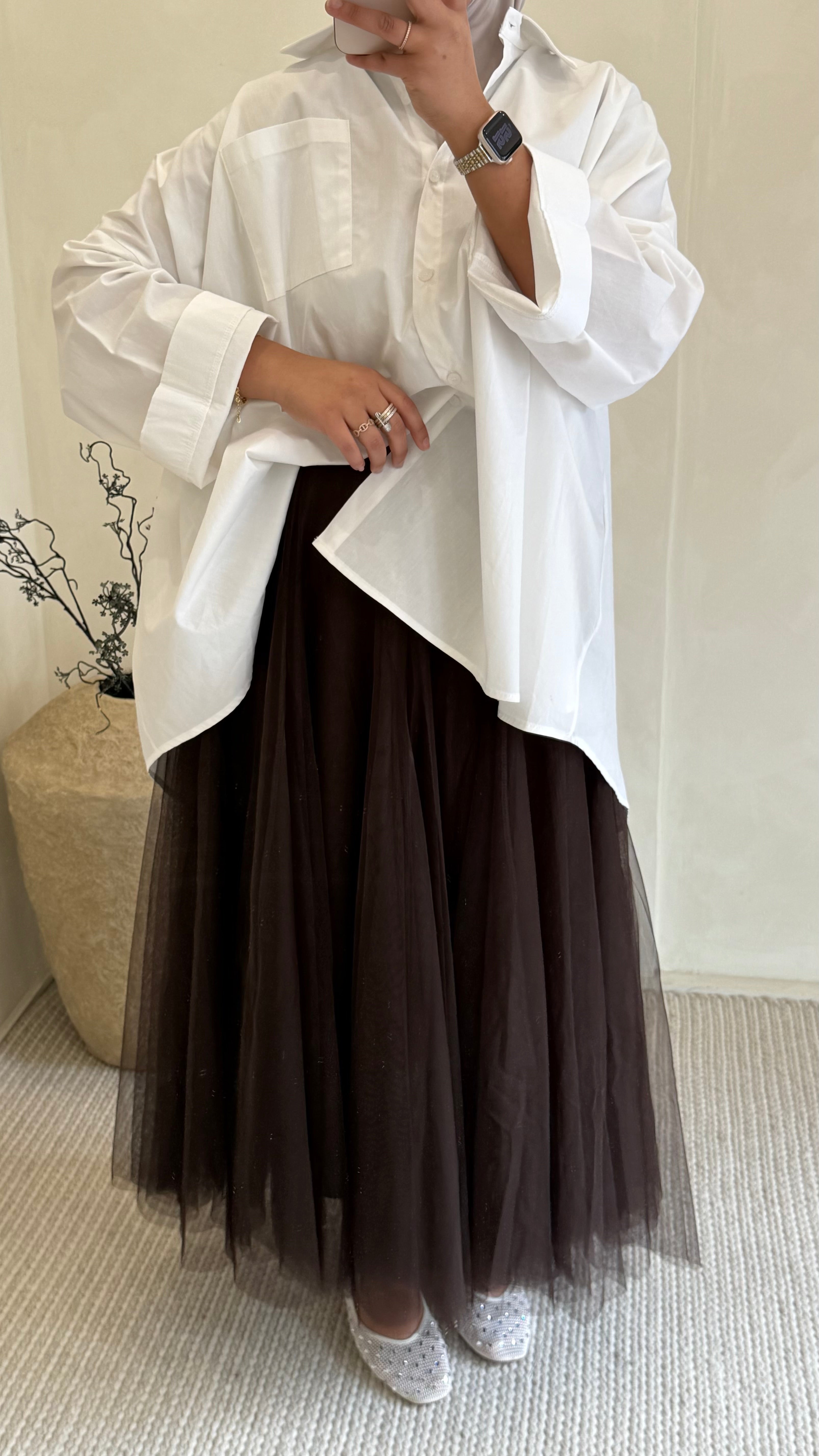 Jupe Talya Marron
