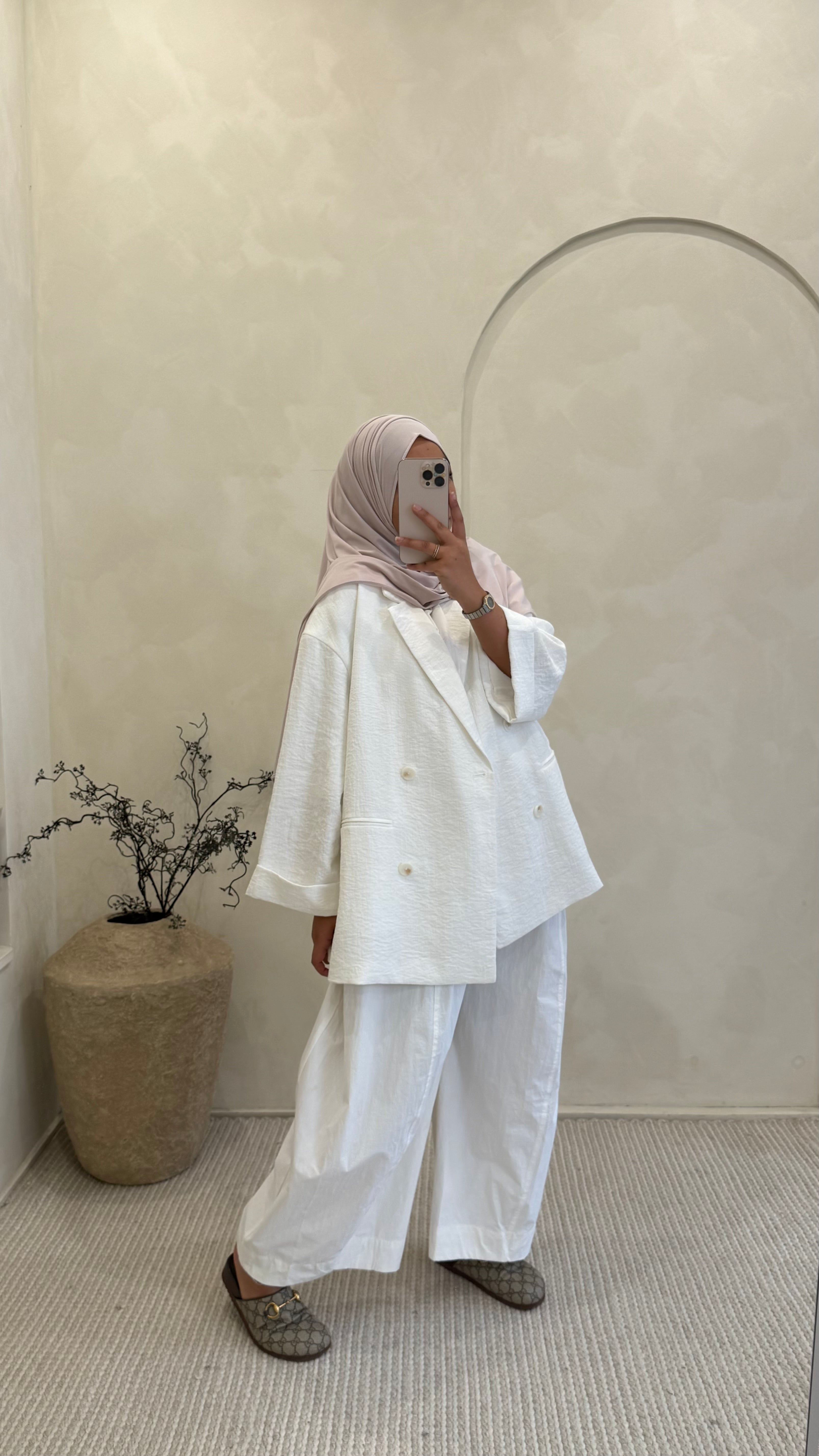 pantalon Vanina blanc
