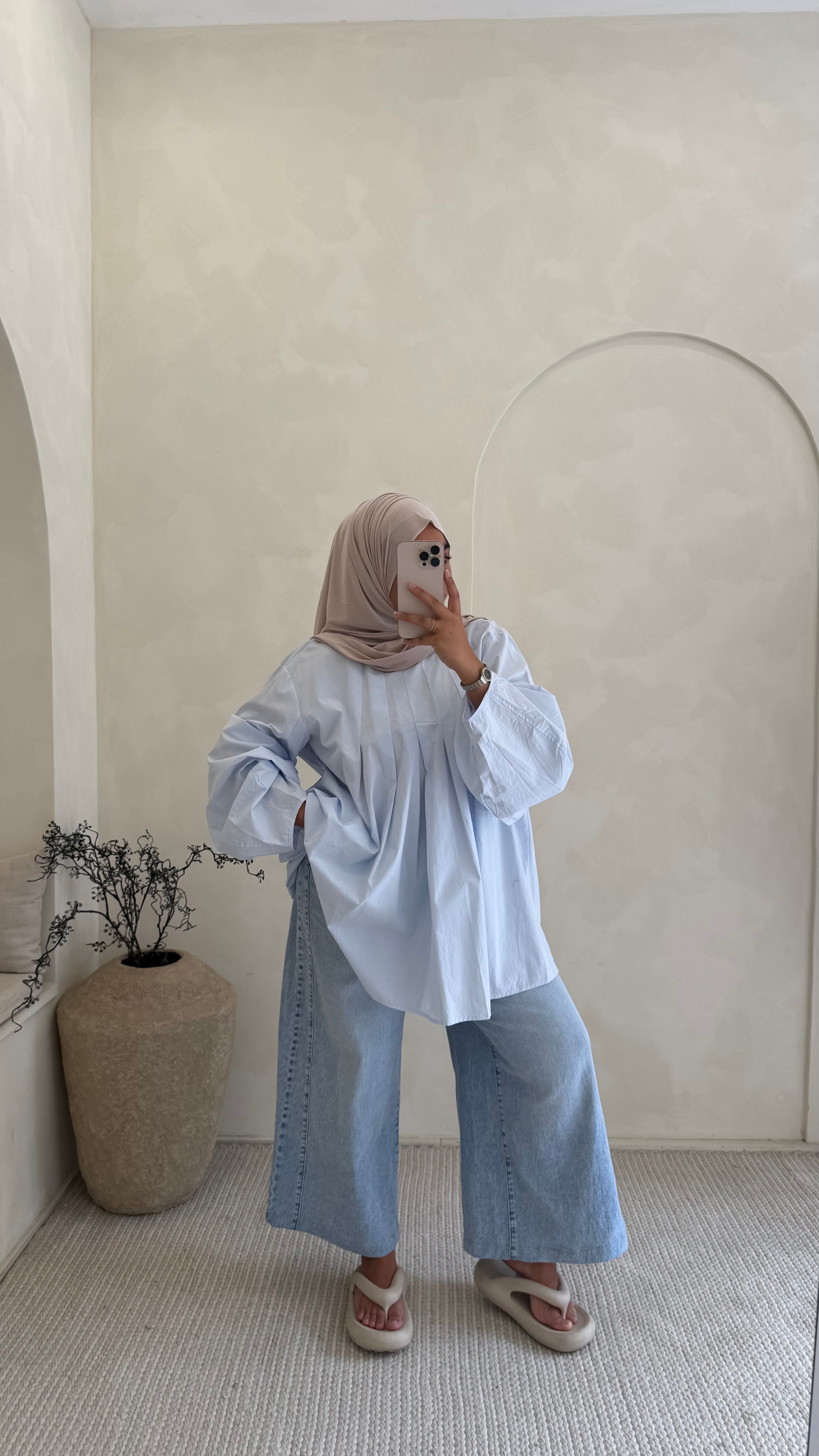 Blouse Fanny Bleu ciel