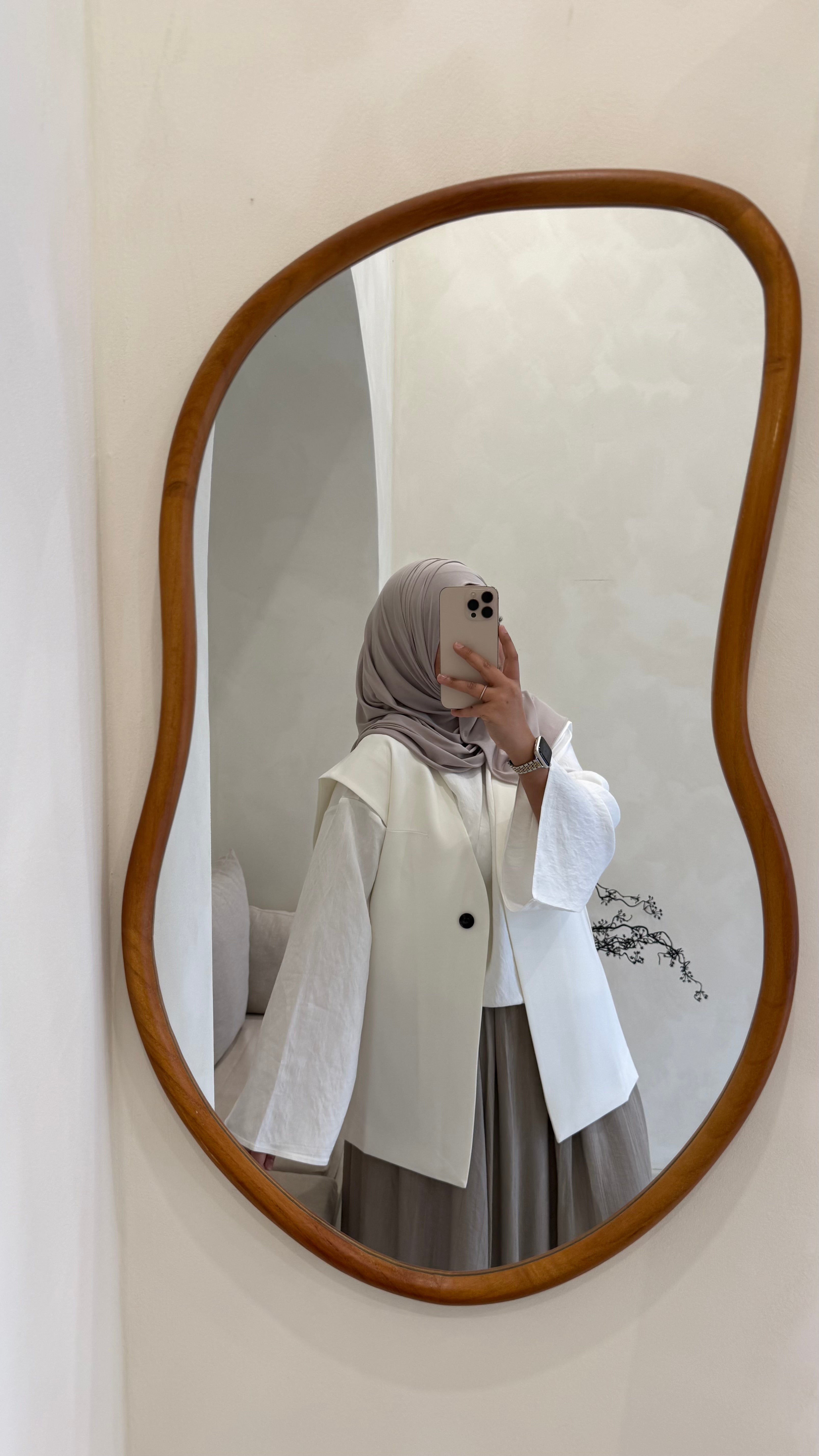 Blazer sans manche blanc
