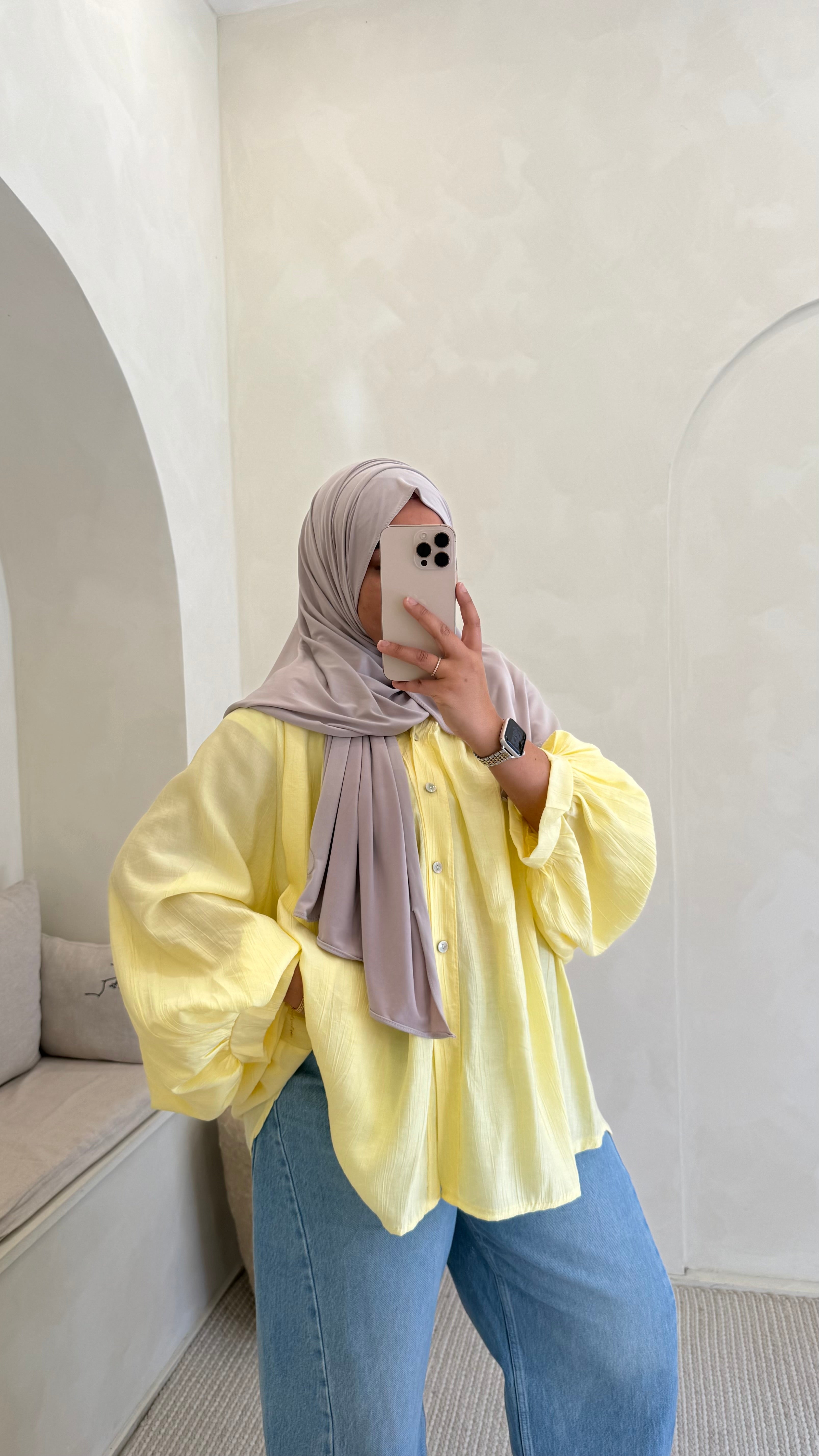 Chemise Lana Jaune