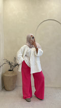 Pantalon jogging rose