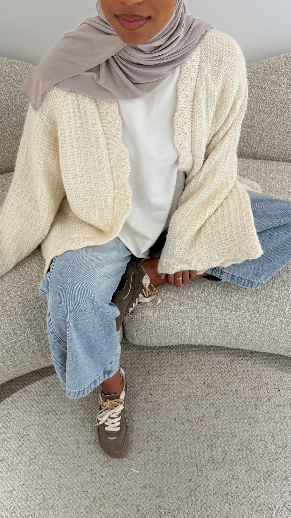 Cardigan Beige