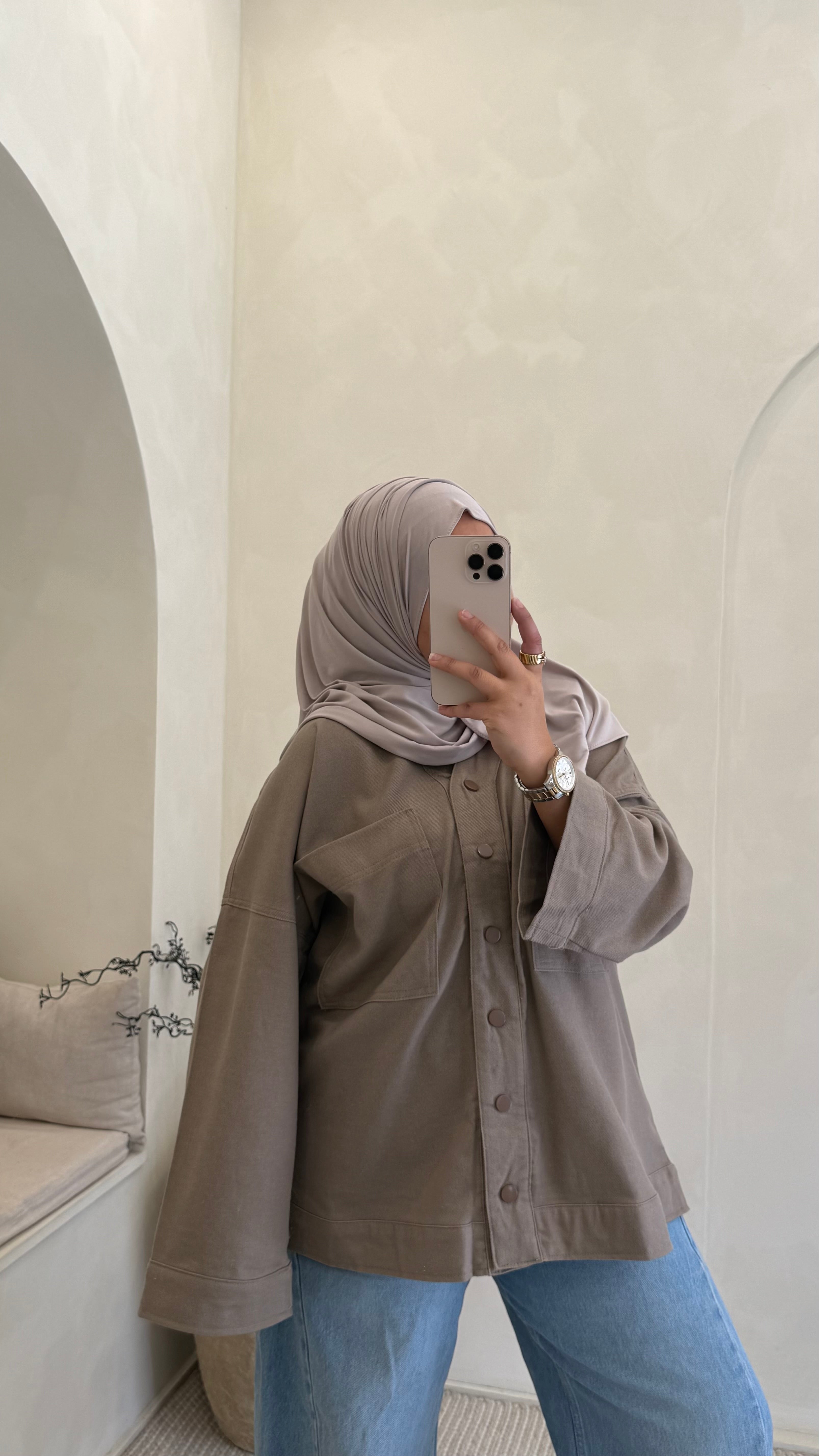 Veste Polene Taupe