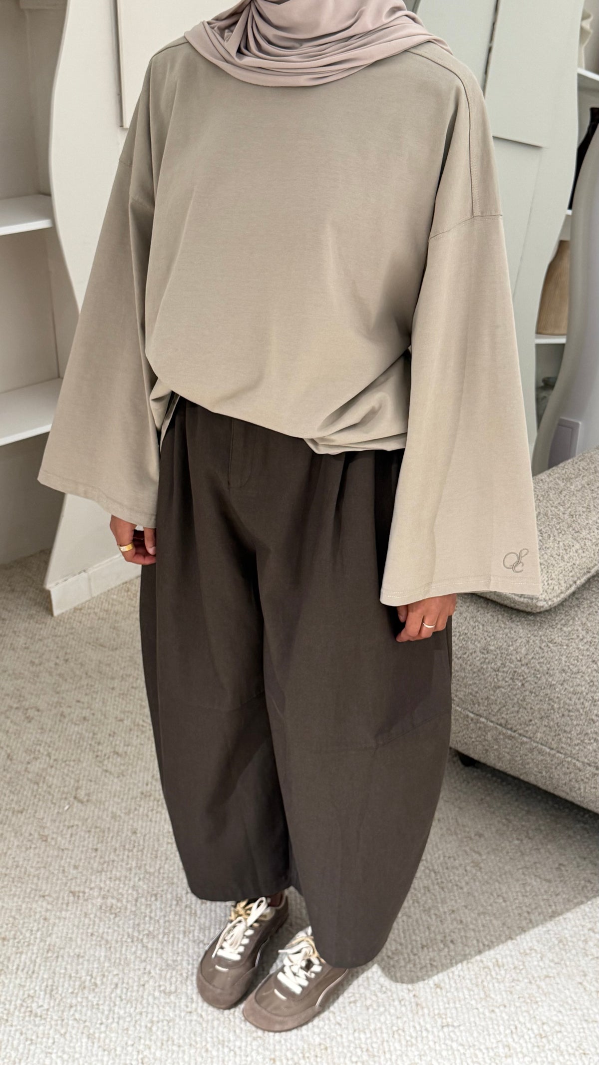 Pantalon Linéa kaki