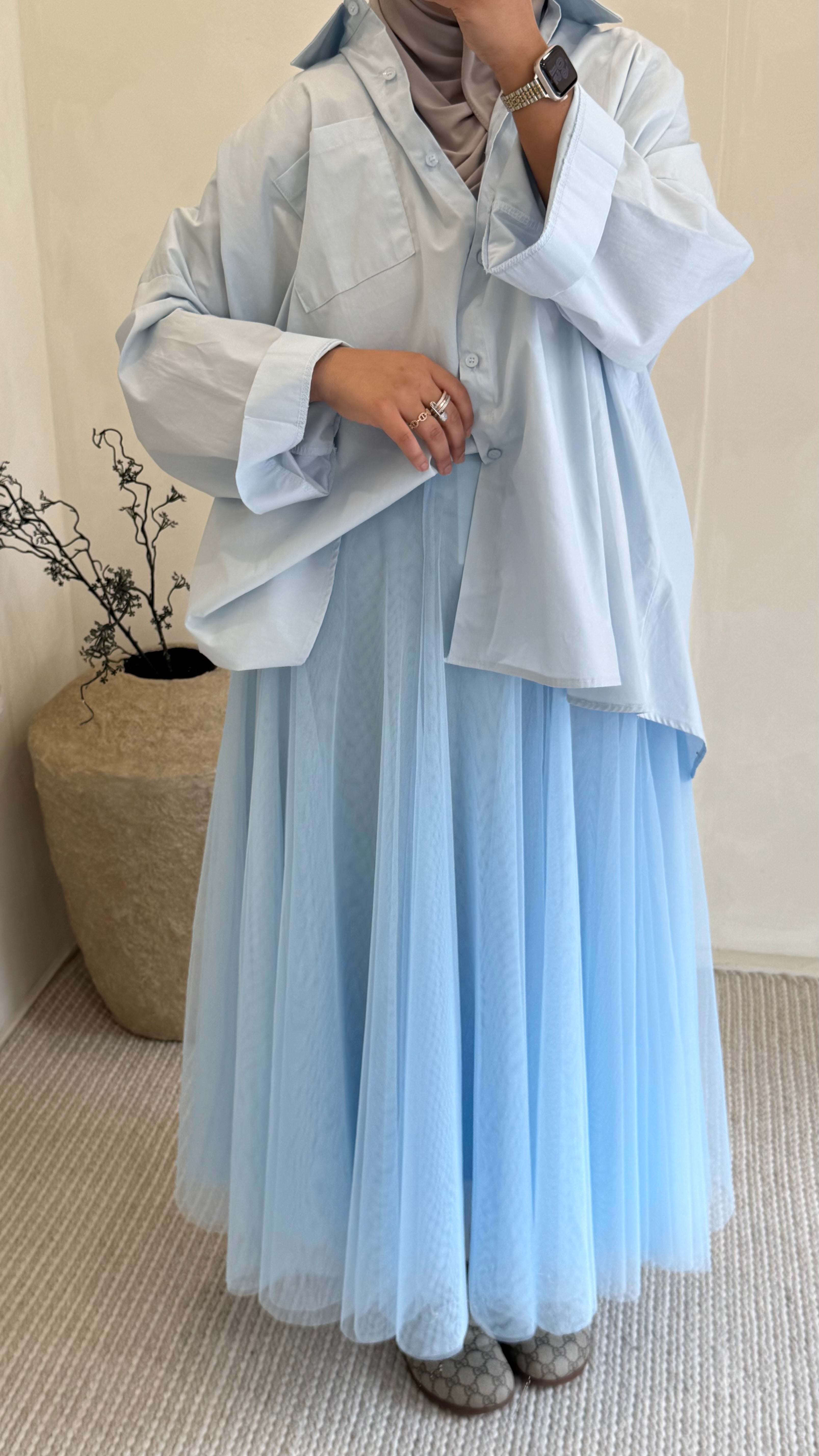 Jupe Talya Bleu