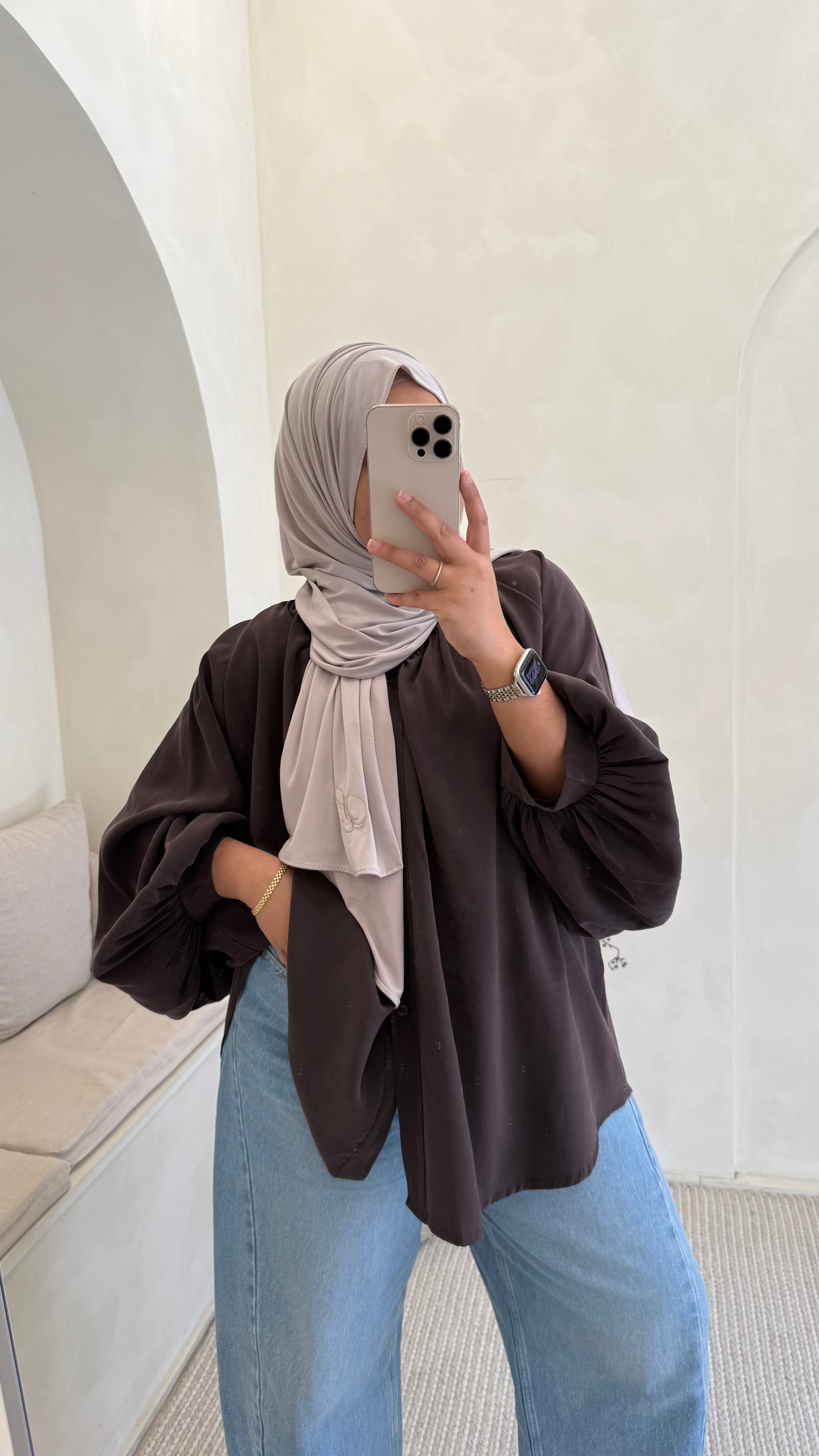 Chemise Dana Marron