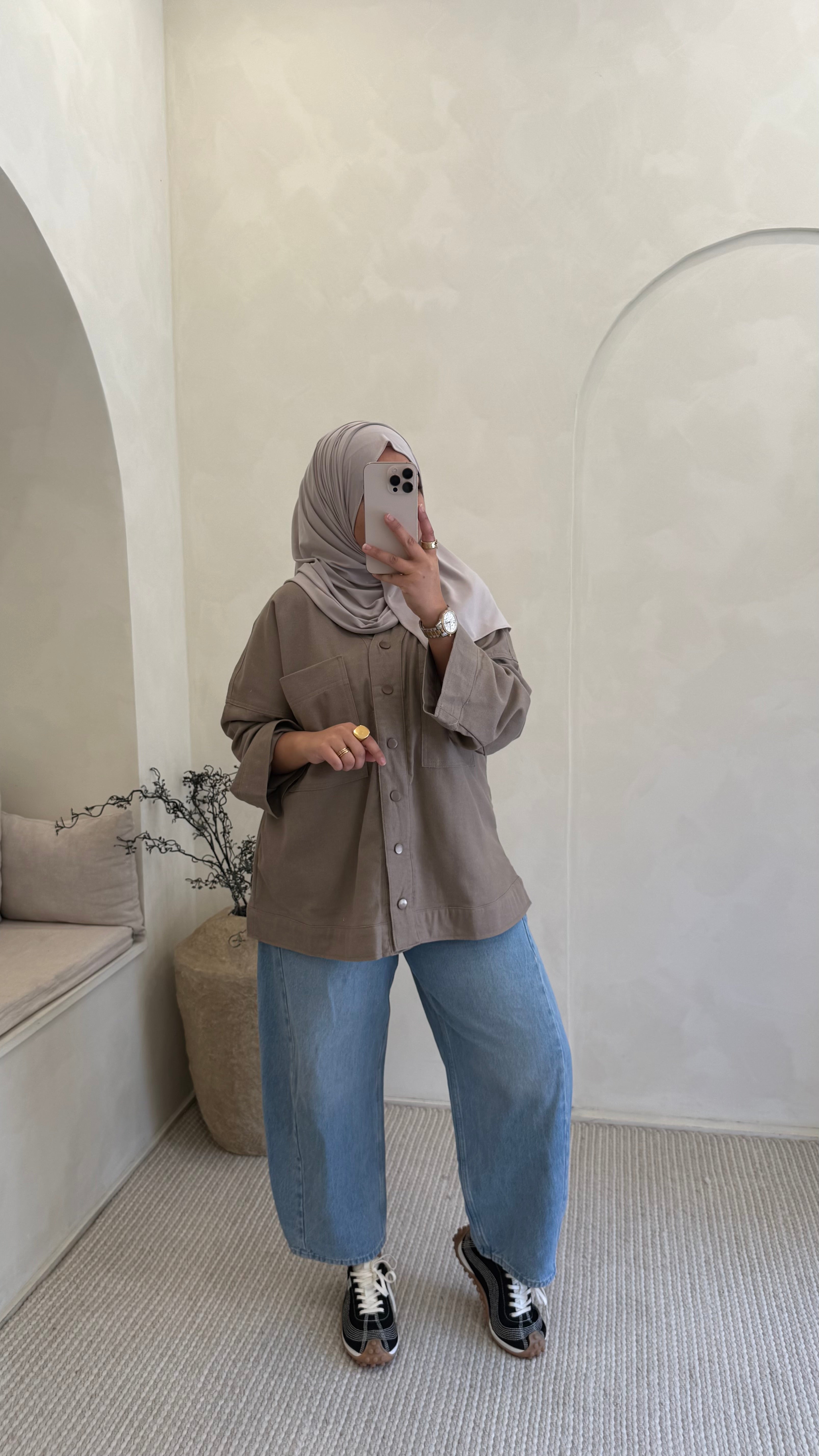 Veste Polene Taupe