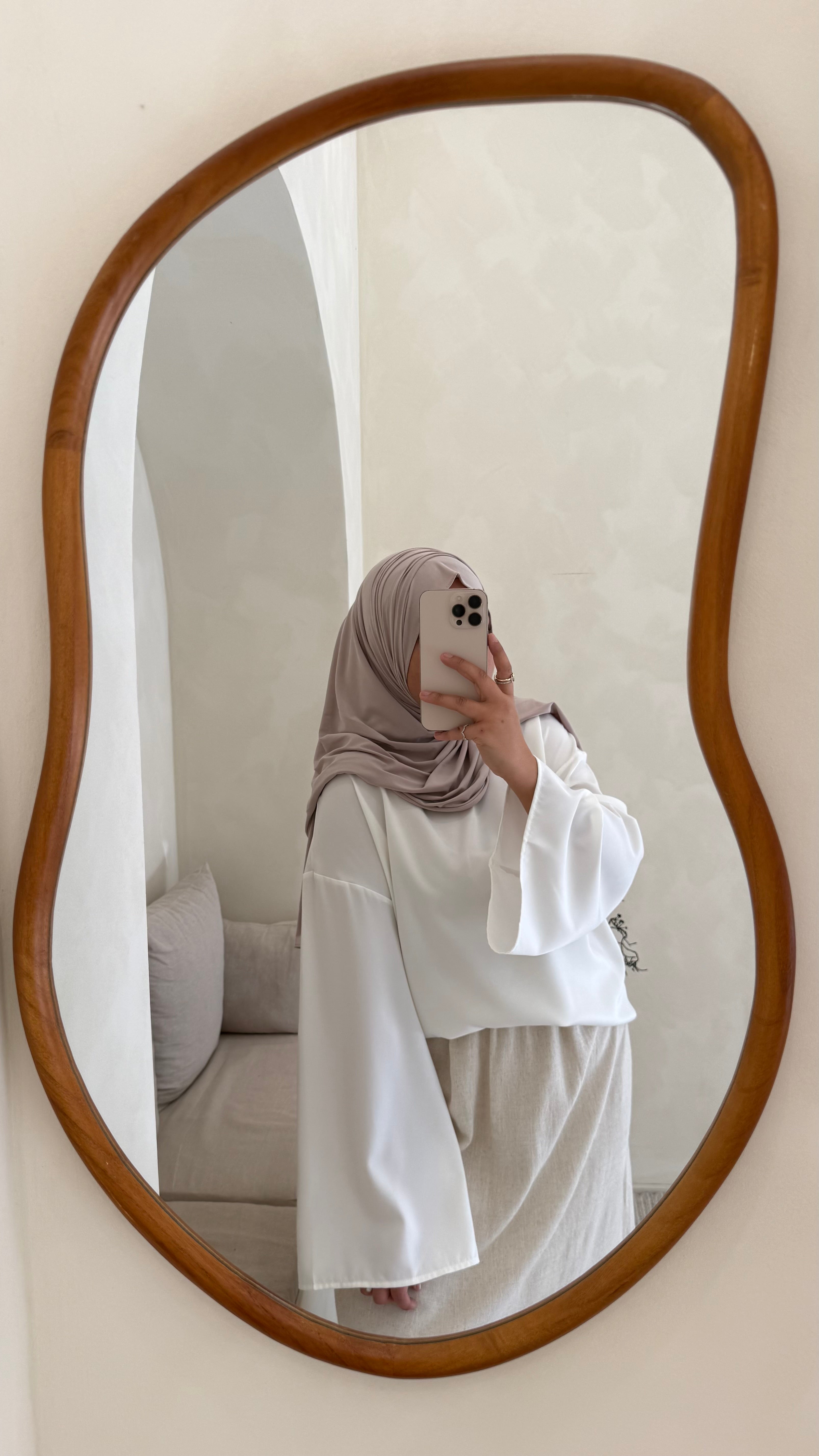 Blouse Ayla Blanc satin
