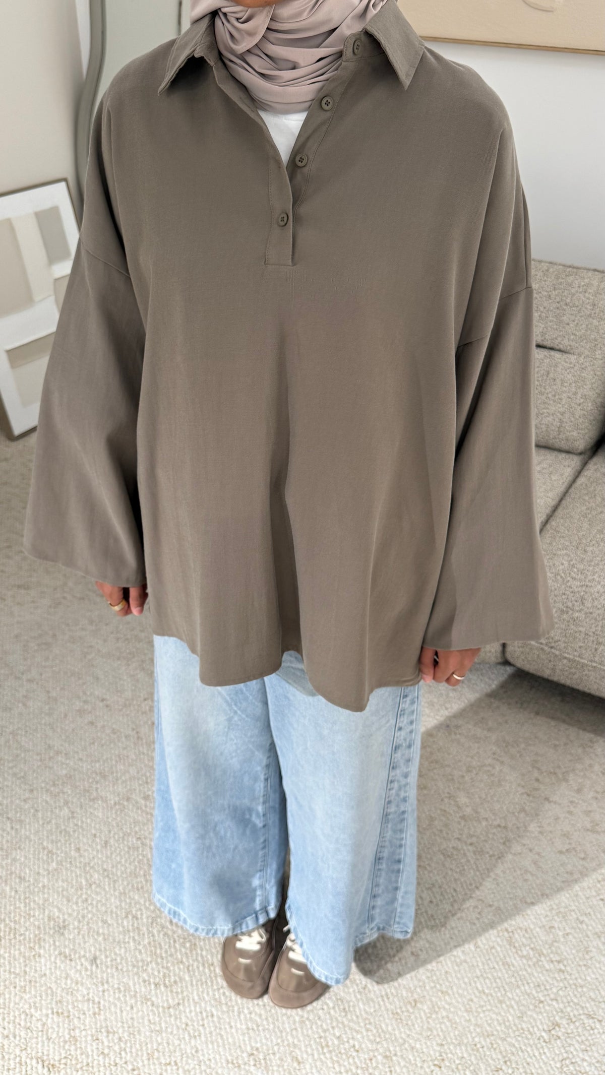 Blouse dune Taupe