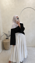 Blouse Ayla noir satin