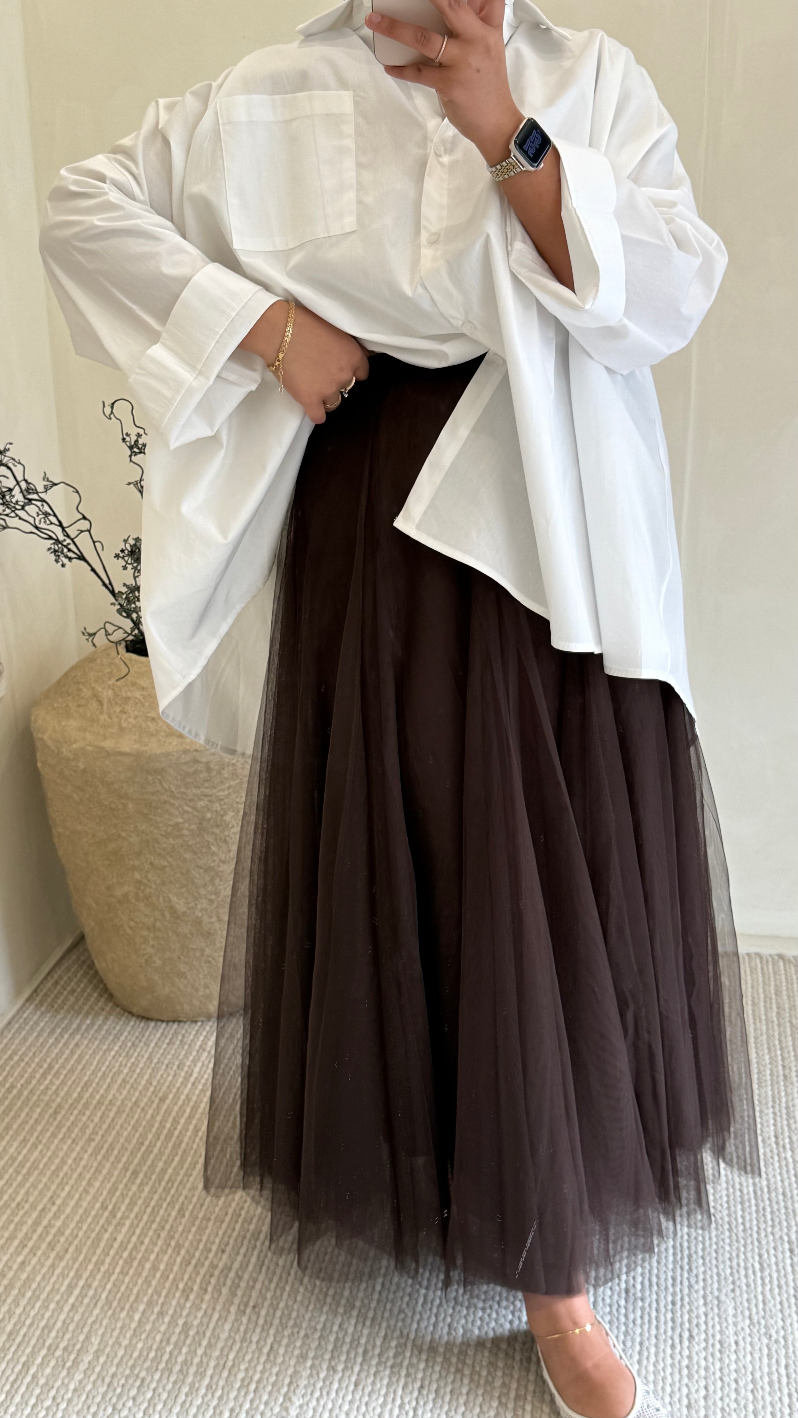 Jupe Talya Marron