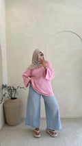 T-shirt sweat Rose
