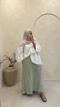 Jupe Dalya vert sauge