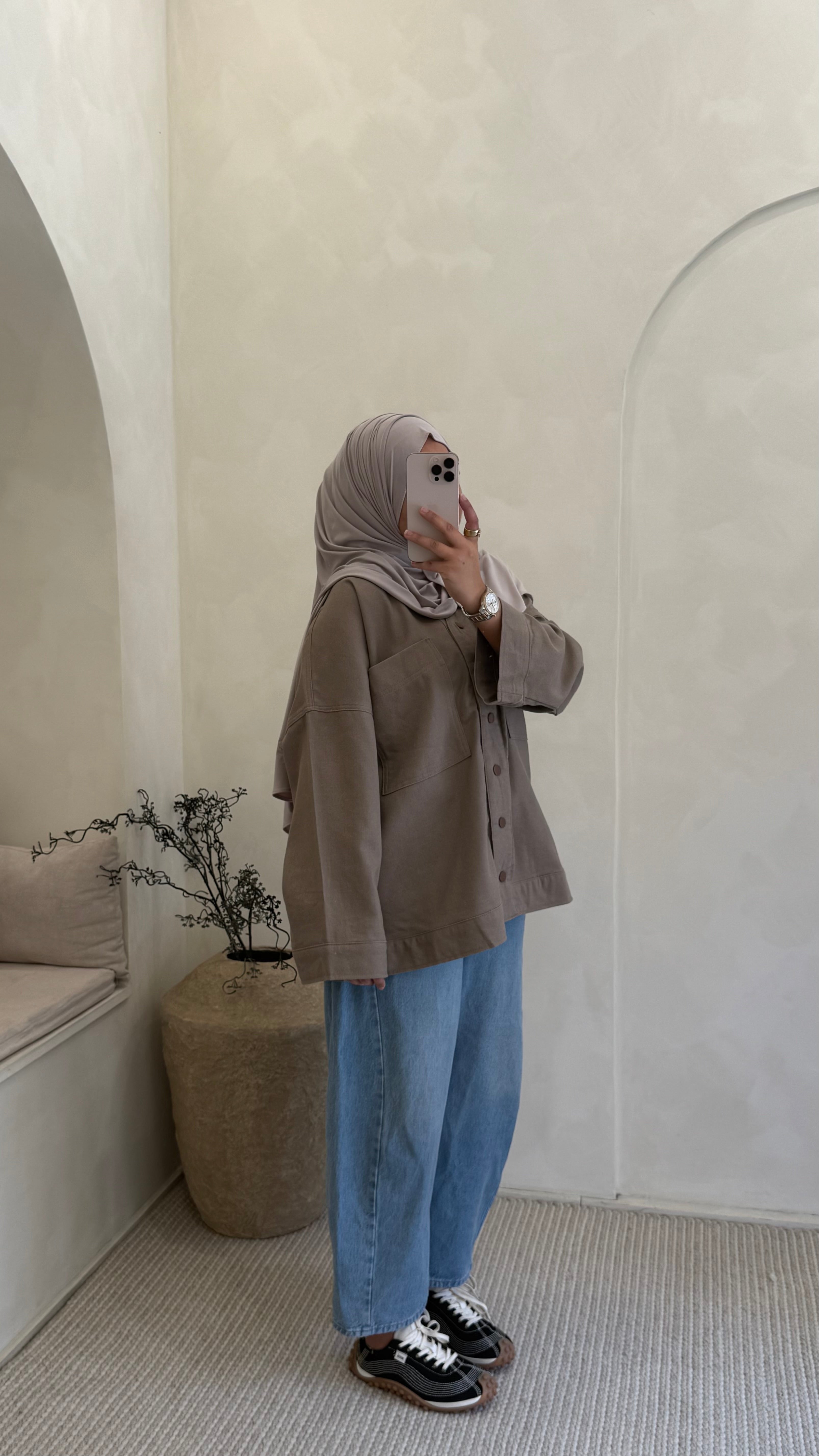 Veste Polene Taupe