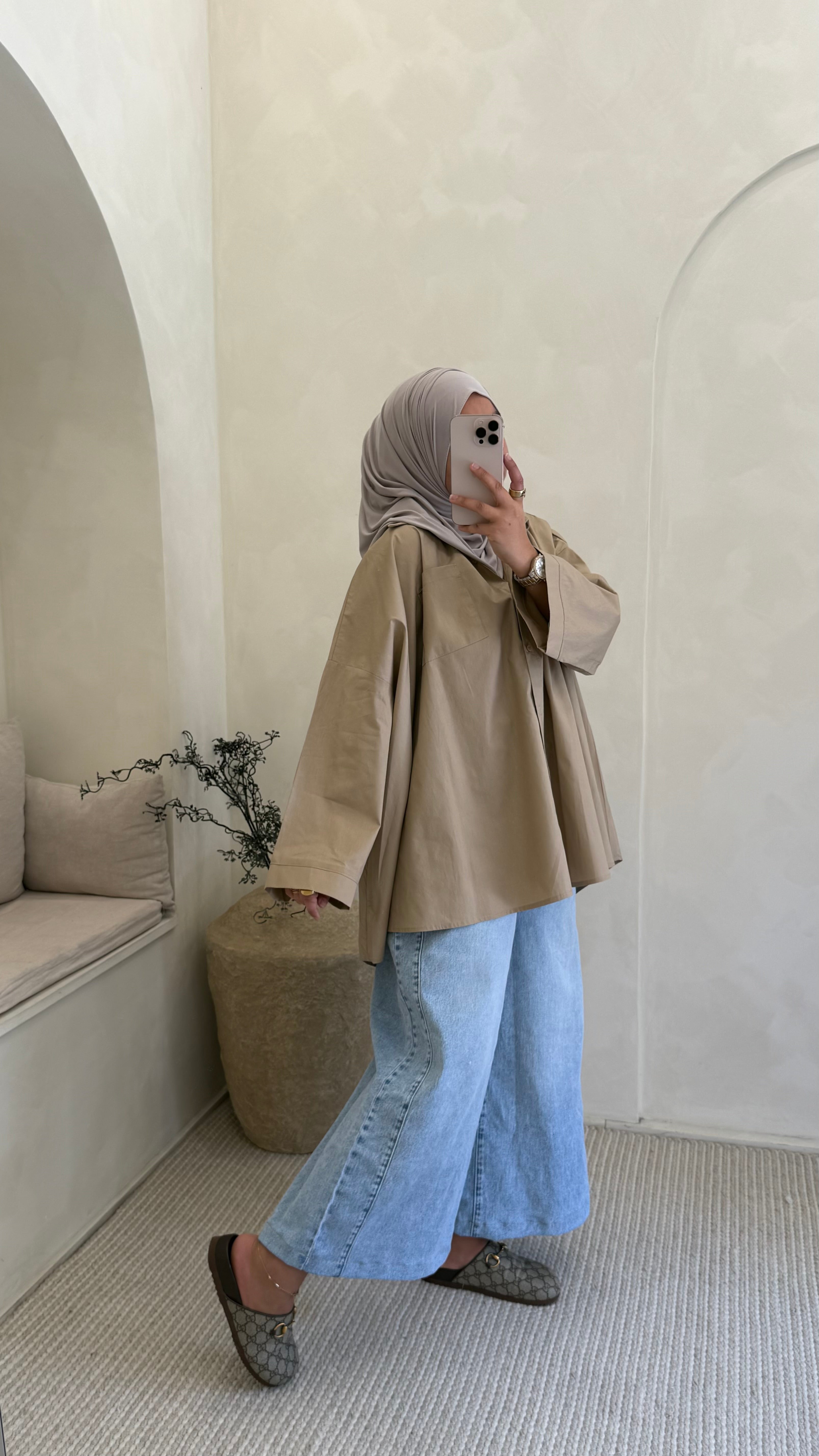 Chemise Tamyah camel