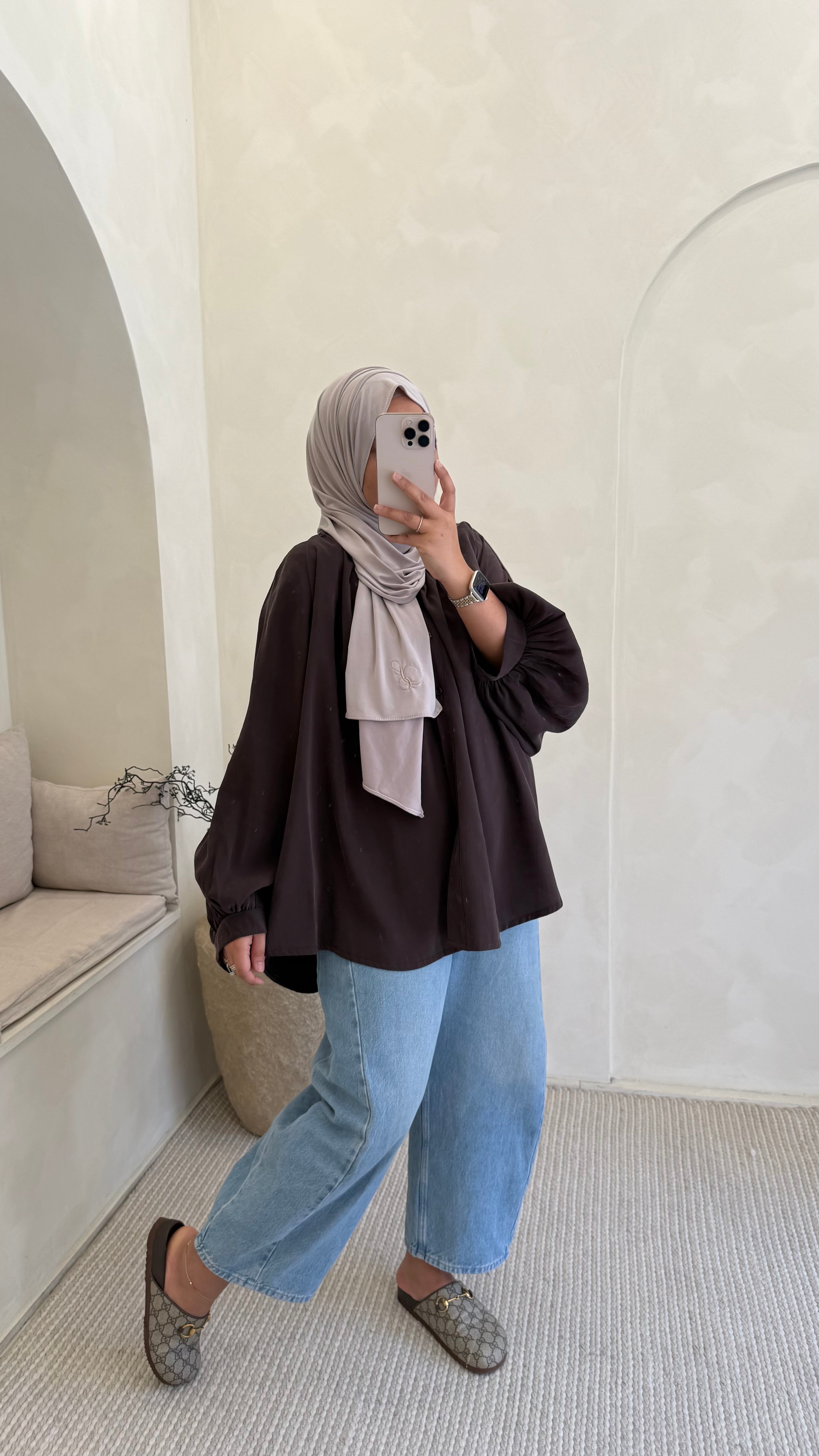 Chemise Dana Marron