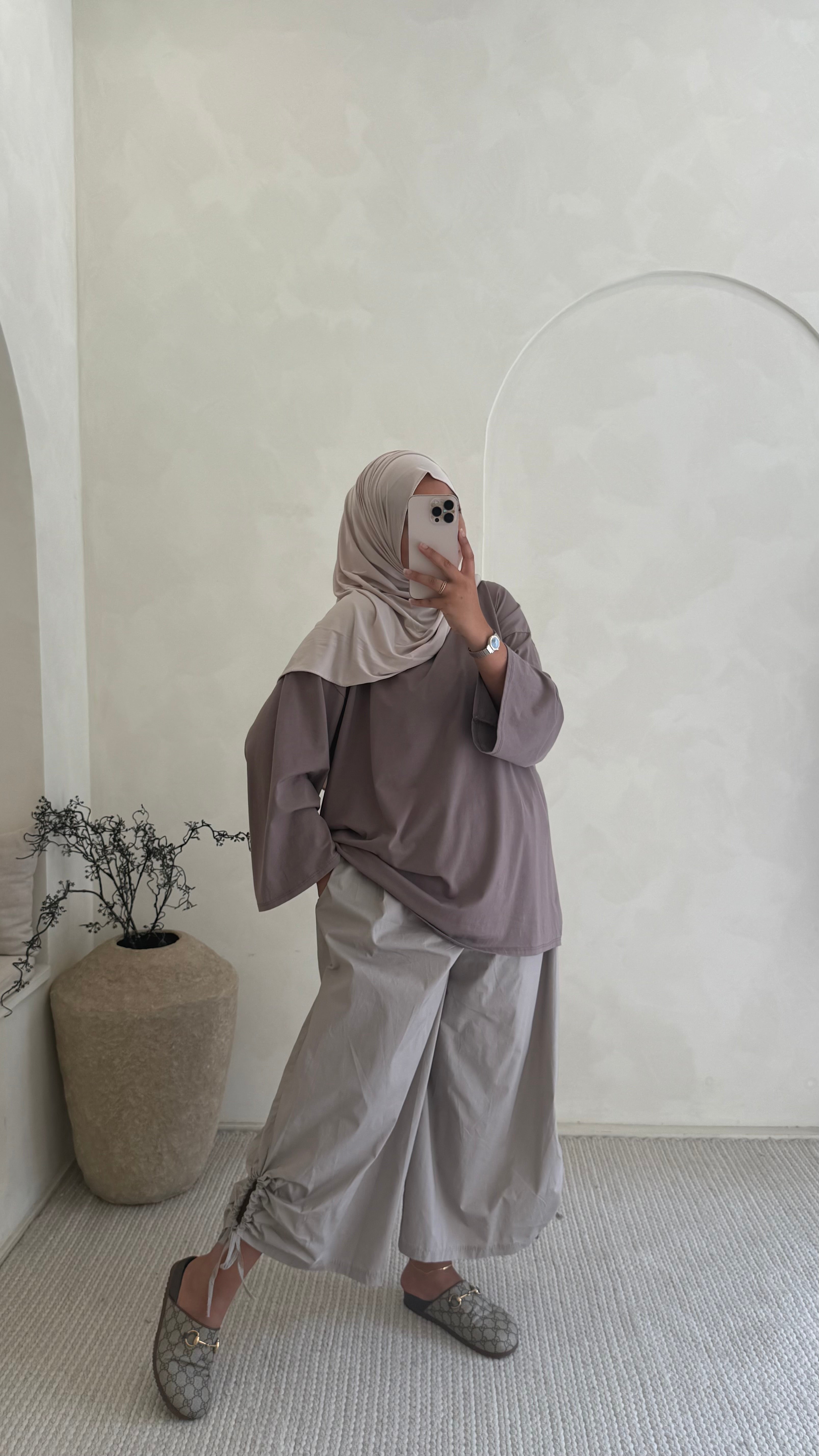Pantalon bina taupe