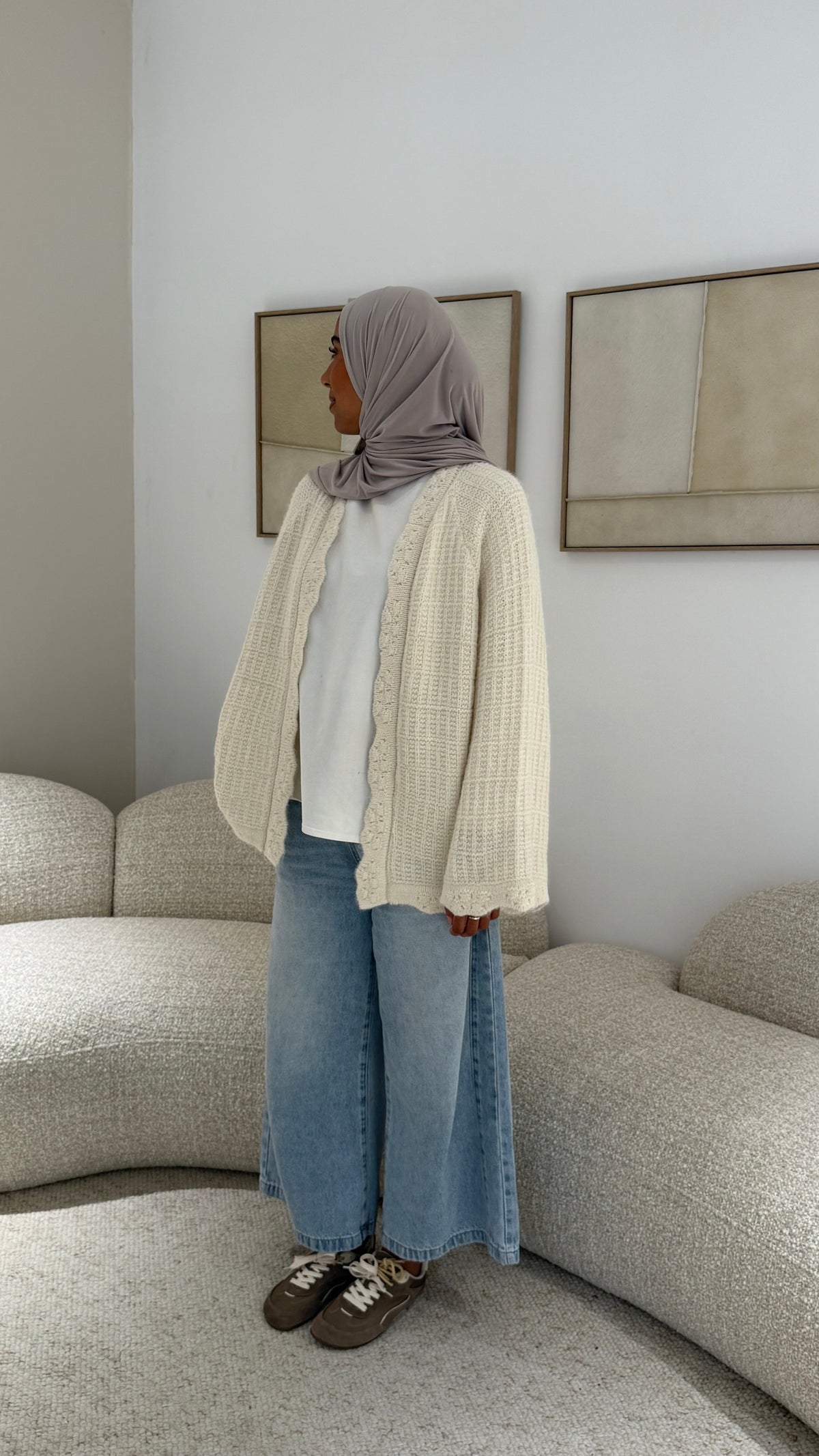 Cardigan Beige