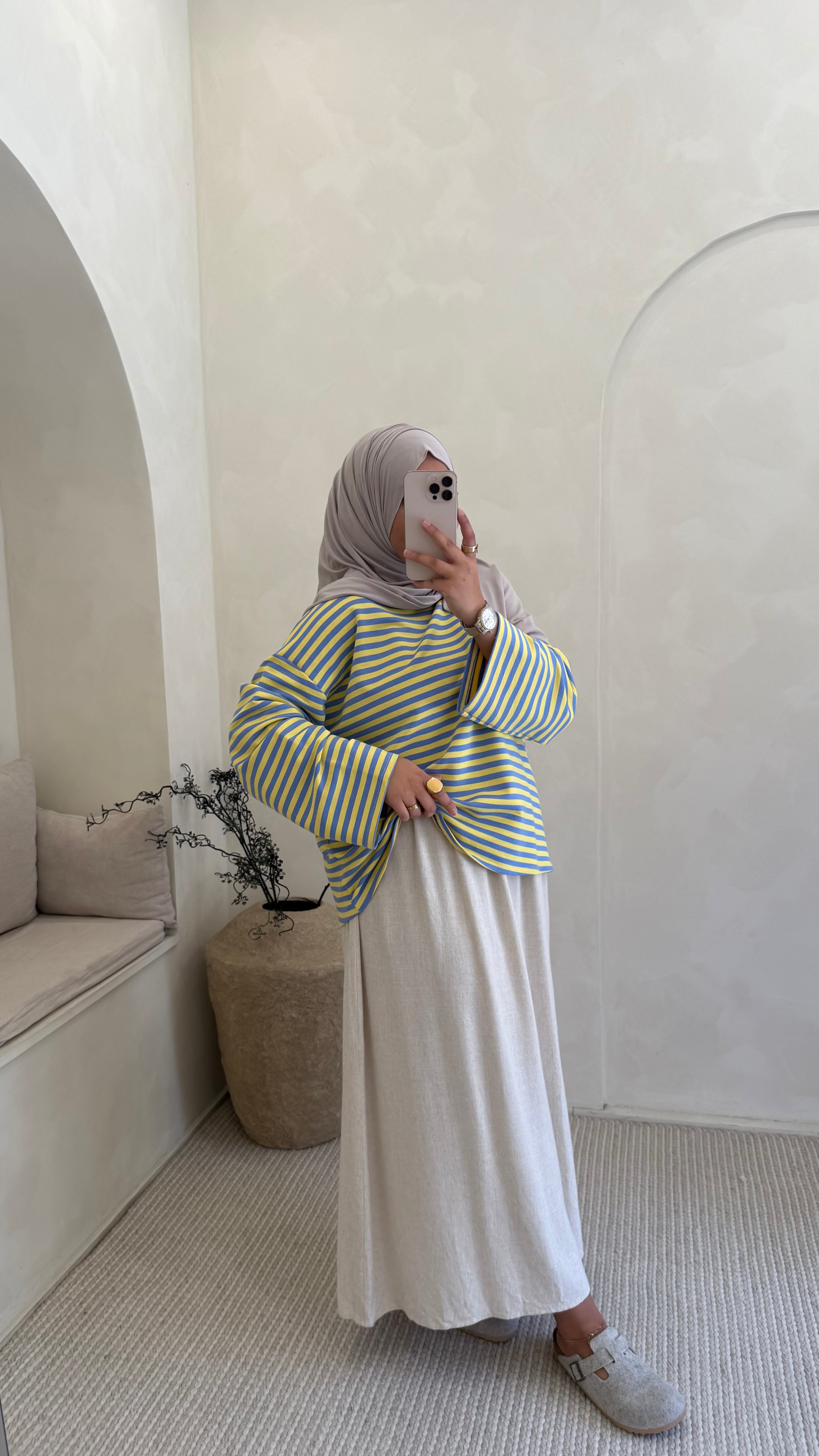 Pull Solal Bleu Jaune