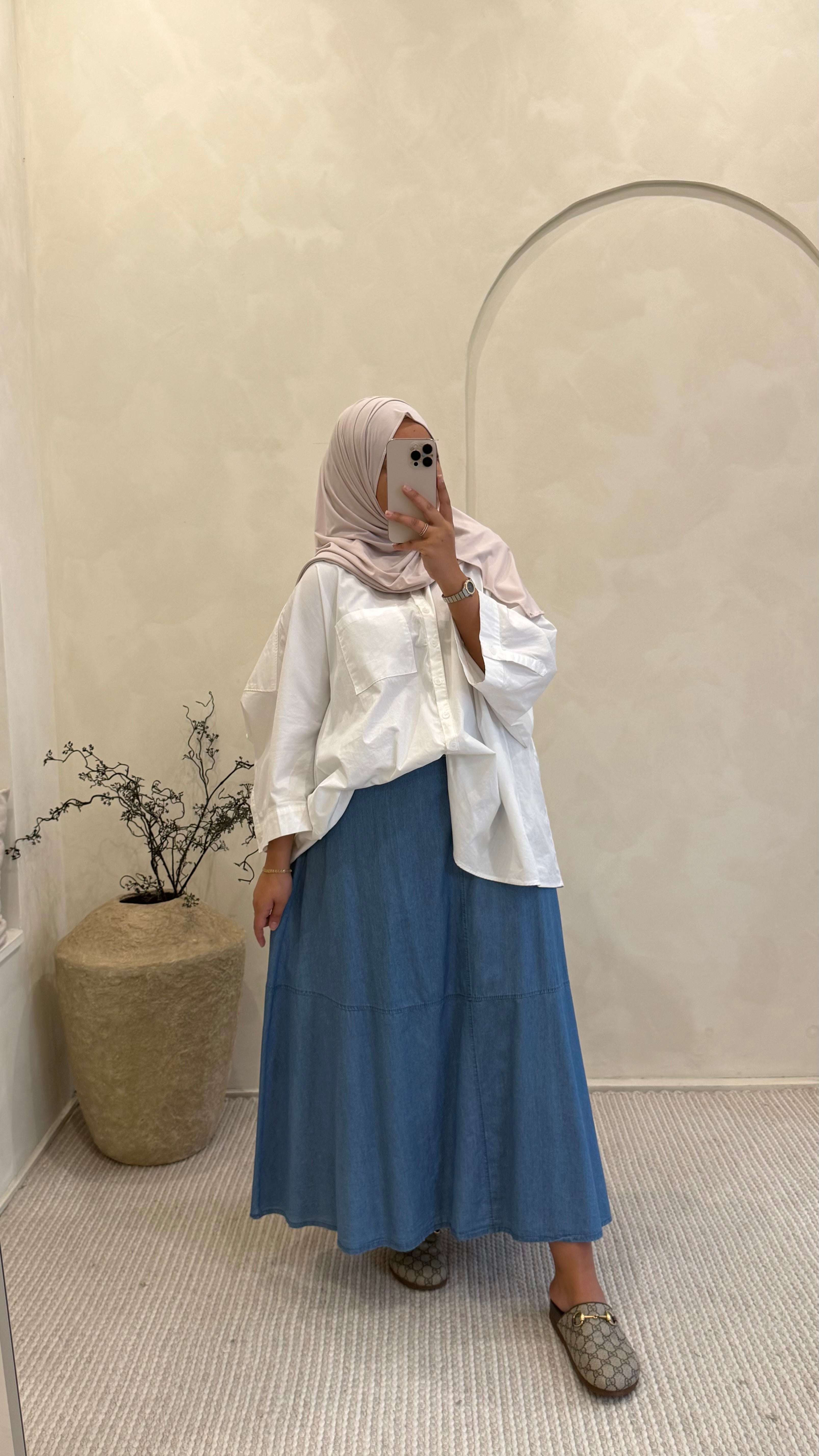 Jupe Ginna bleu clair