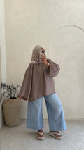 Blouse Lya taupe