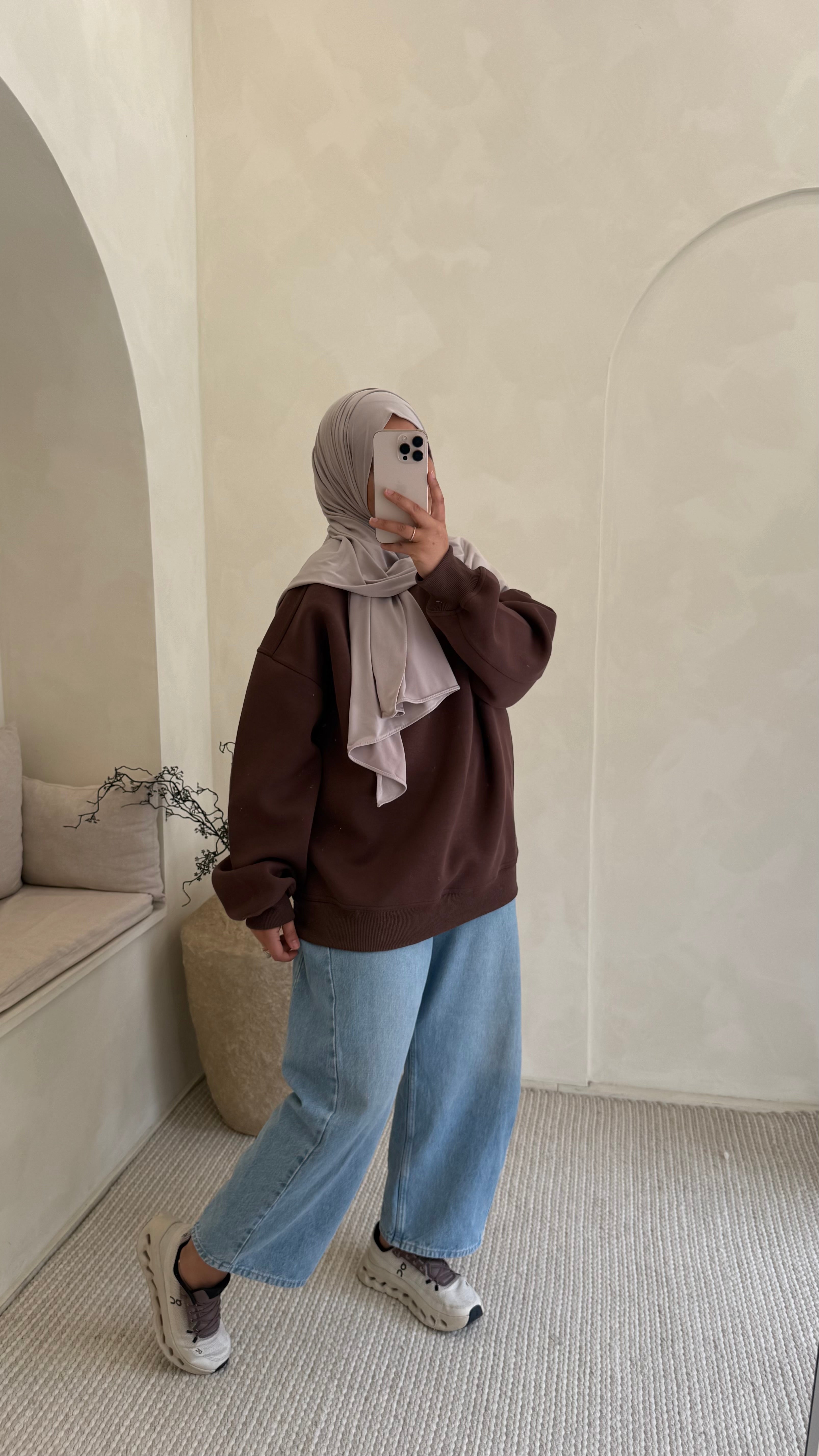 Sweat Oversize Marron