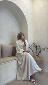 Abaya sayna Beige
