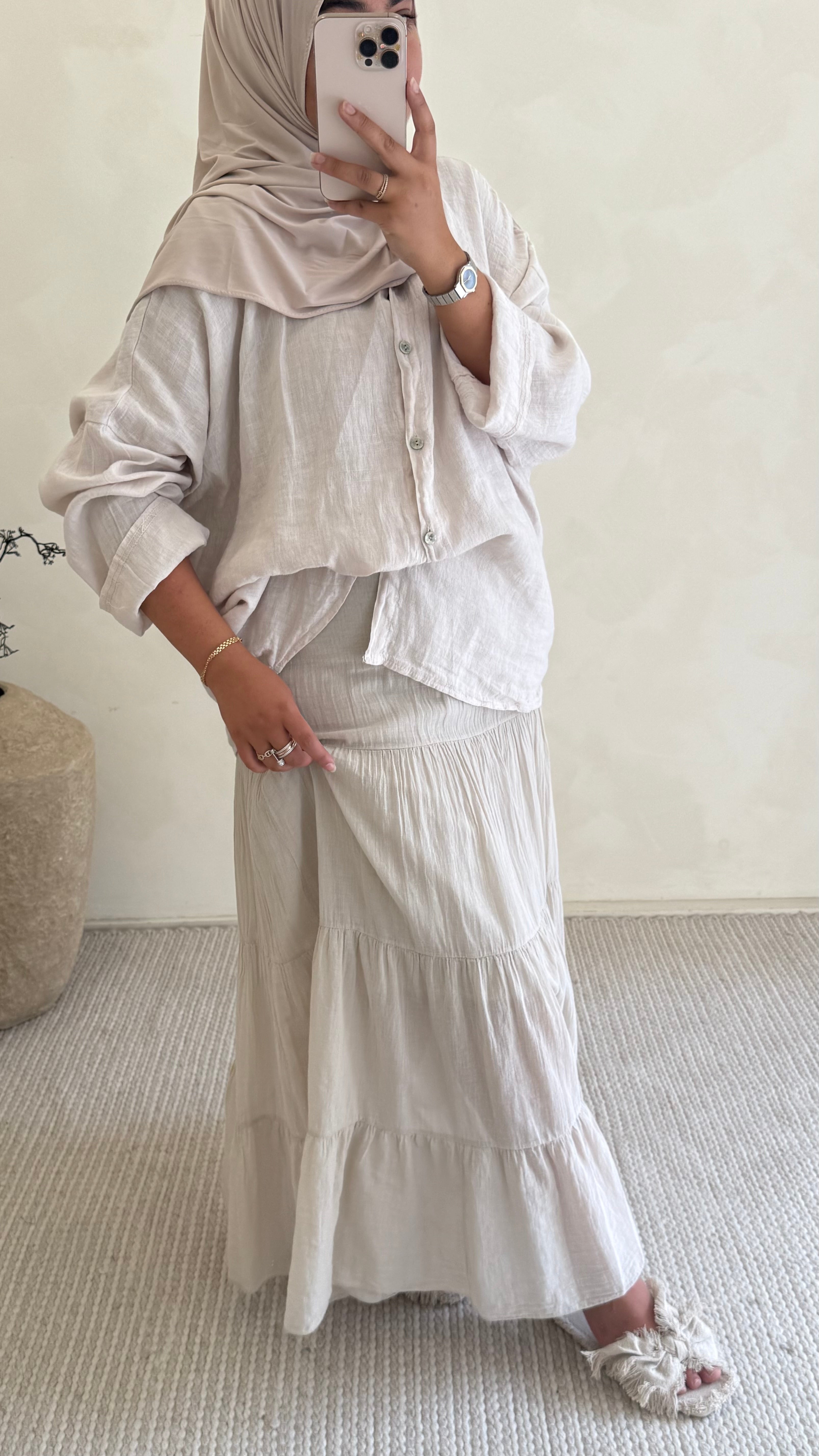 Jupe Dalya beige