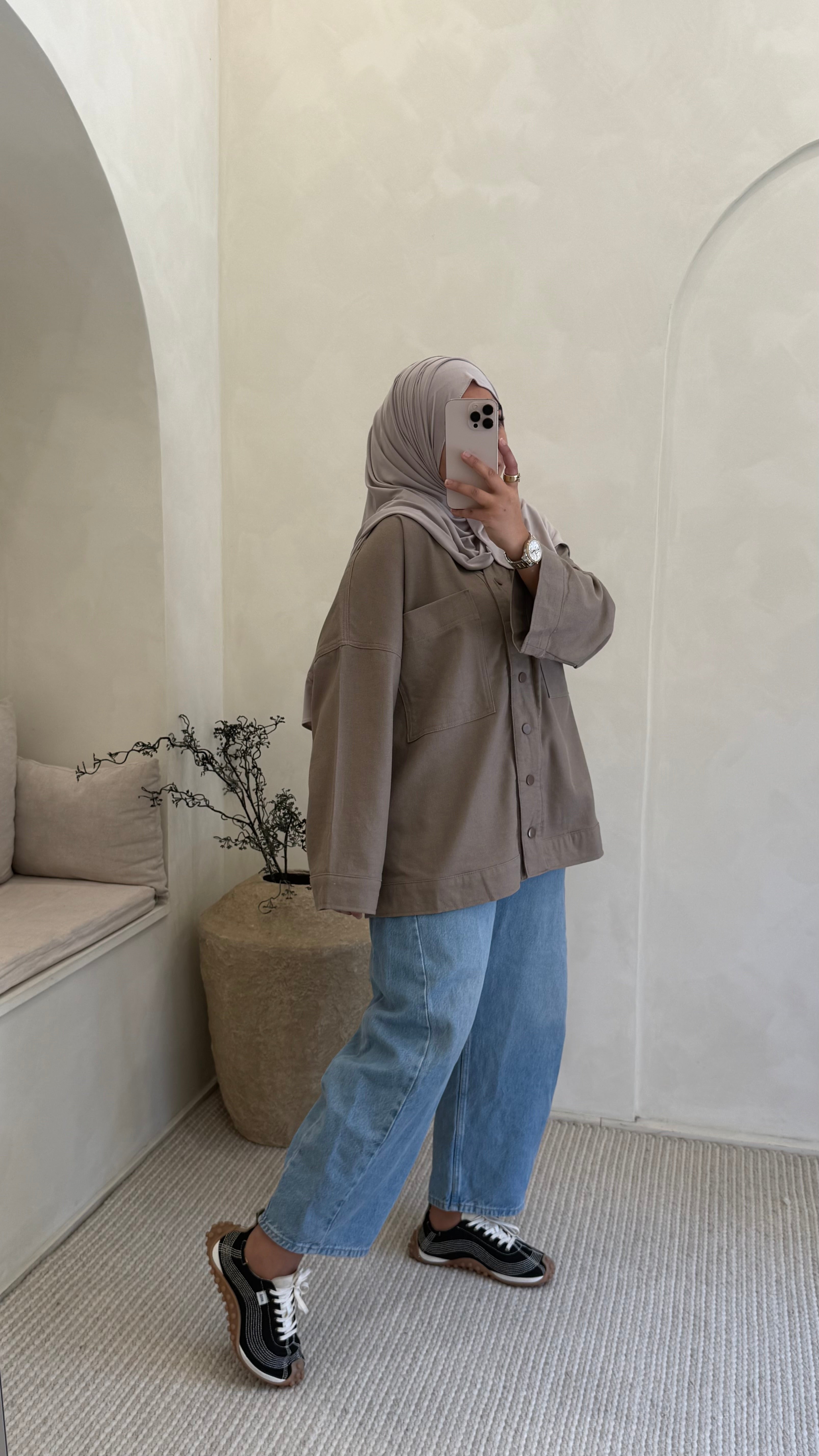 Veste Polene Taupe