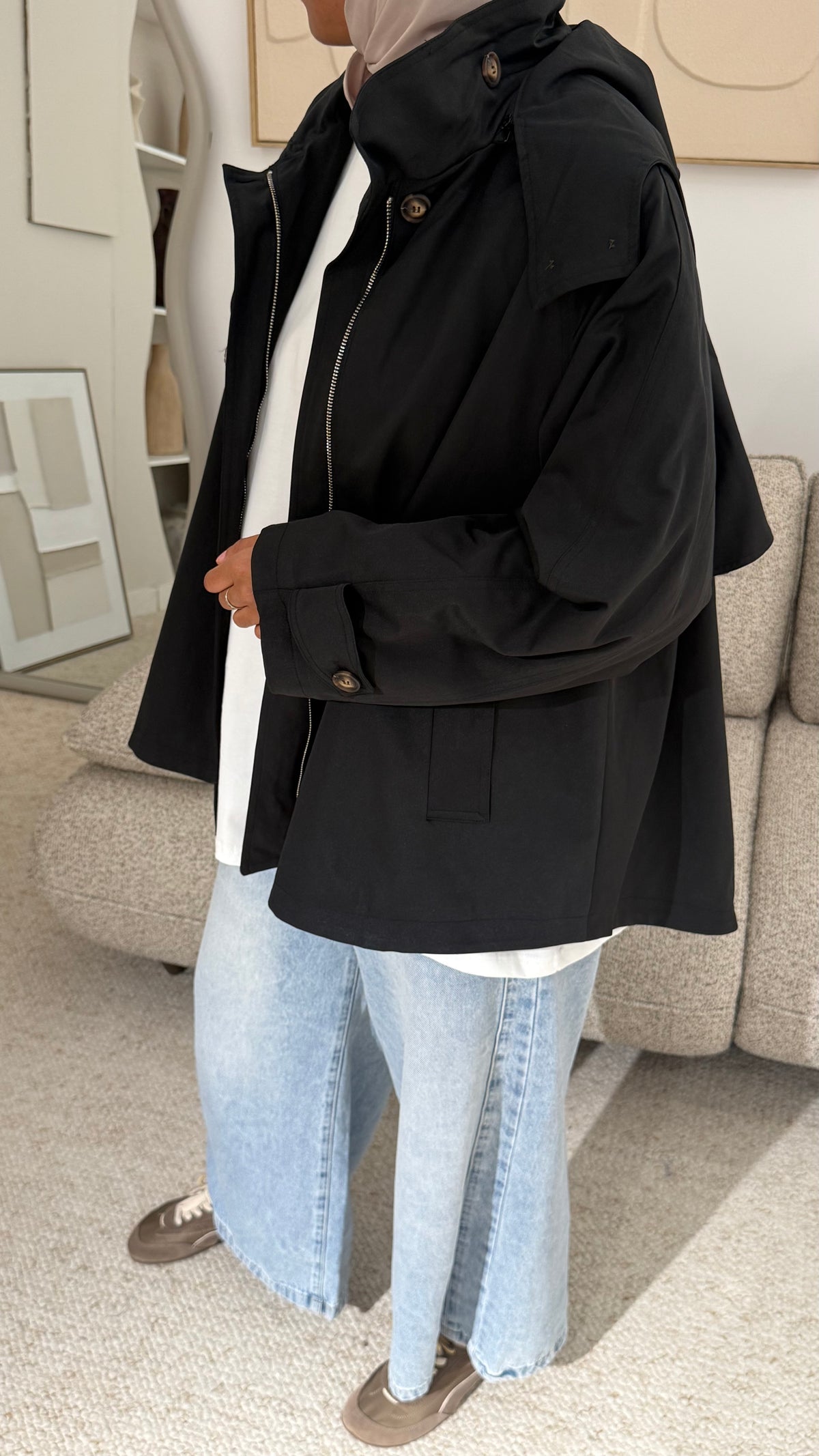 Trench Tess Noir