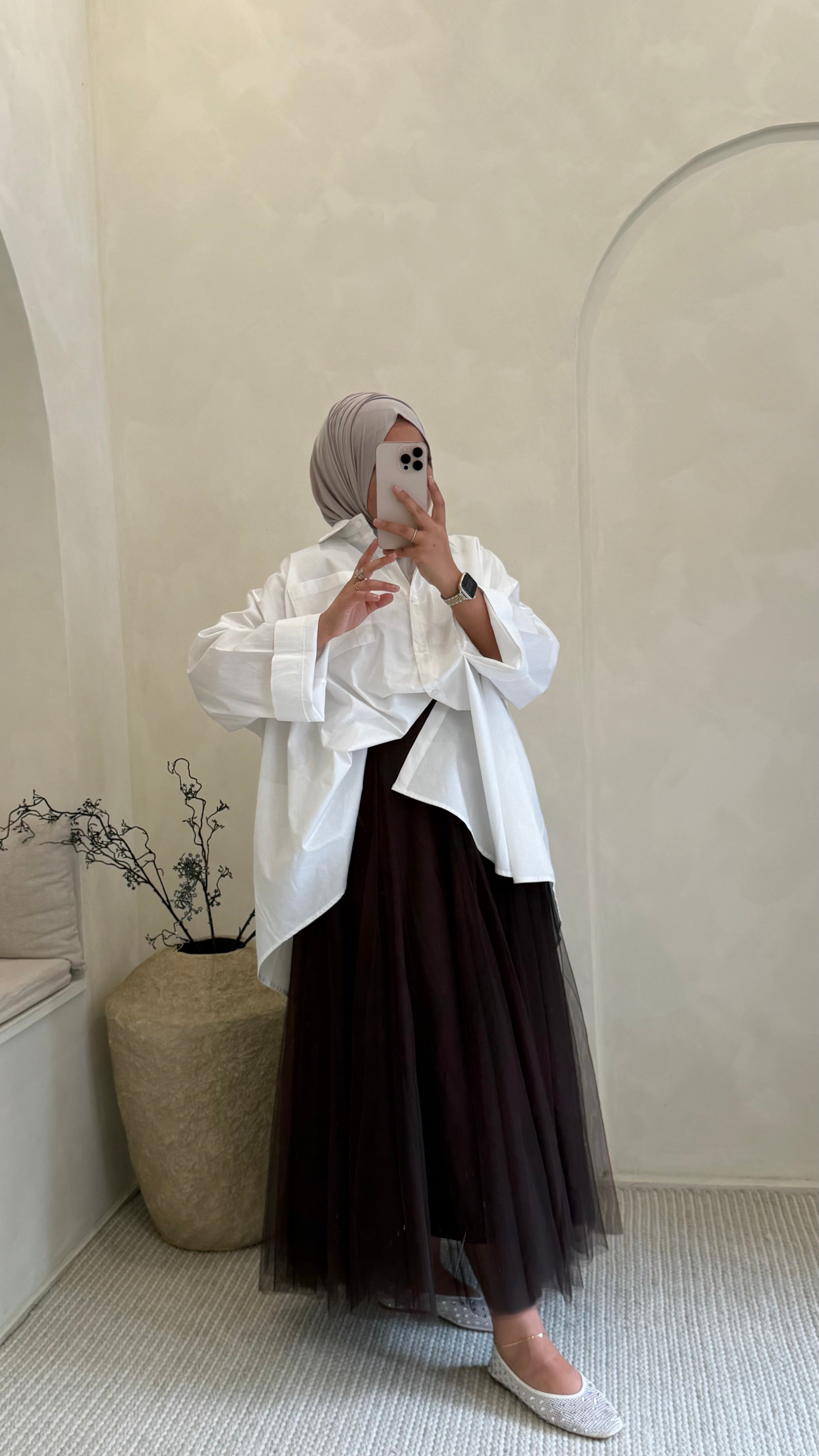 Jupe Talya Marron