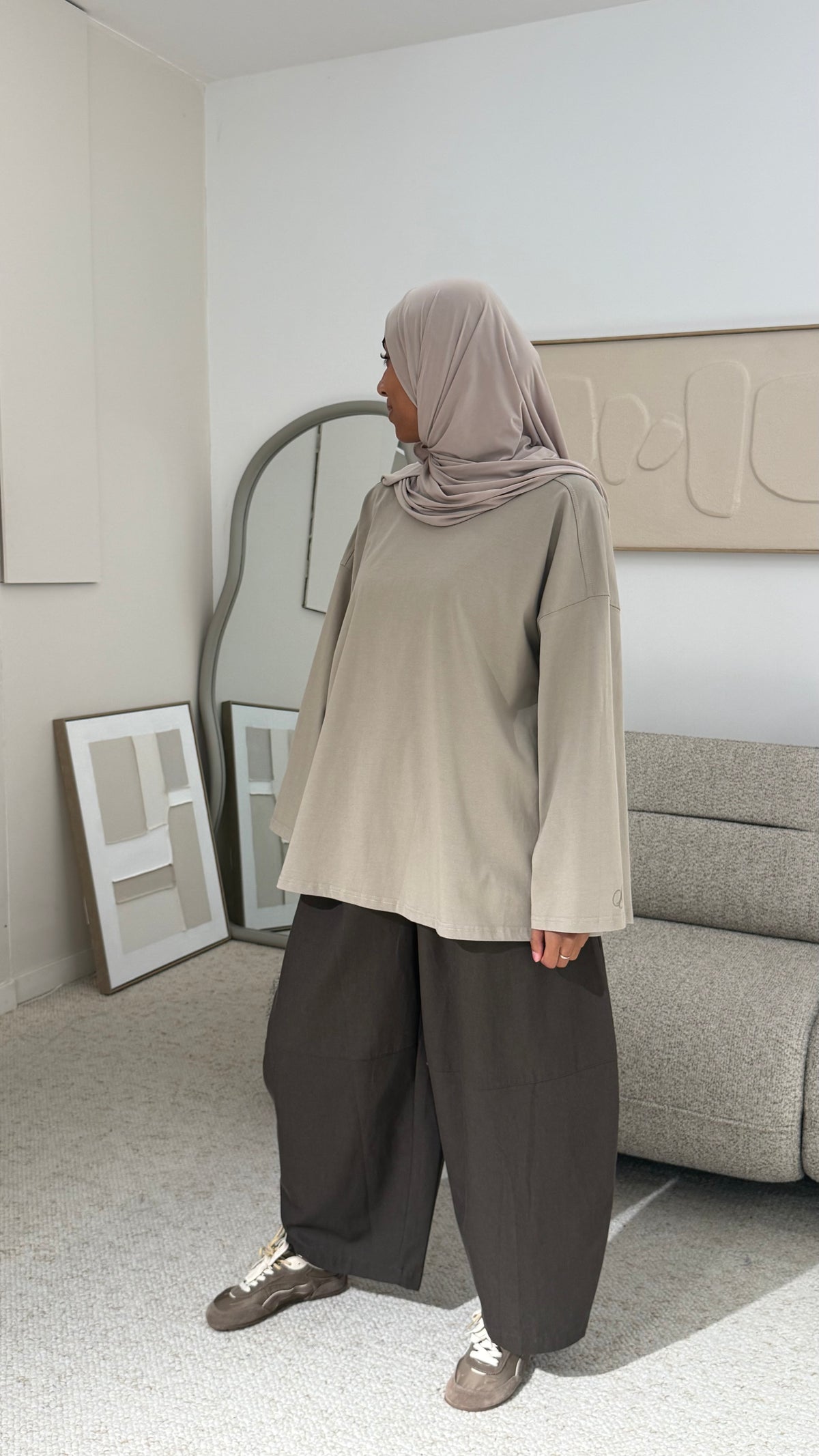 Pantalon Linéa kaki