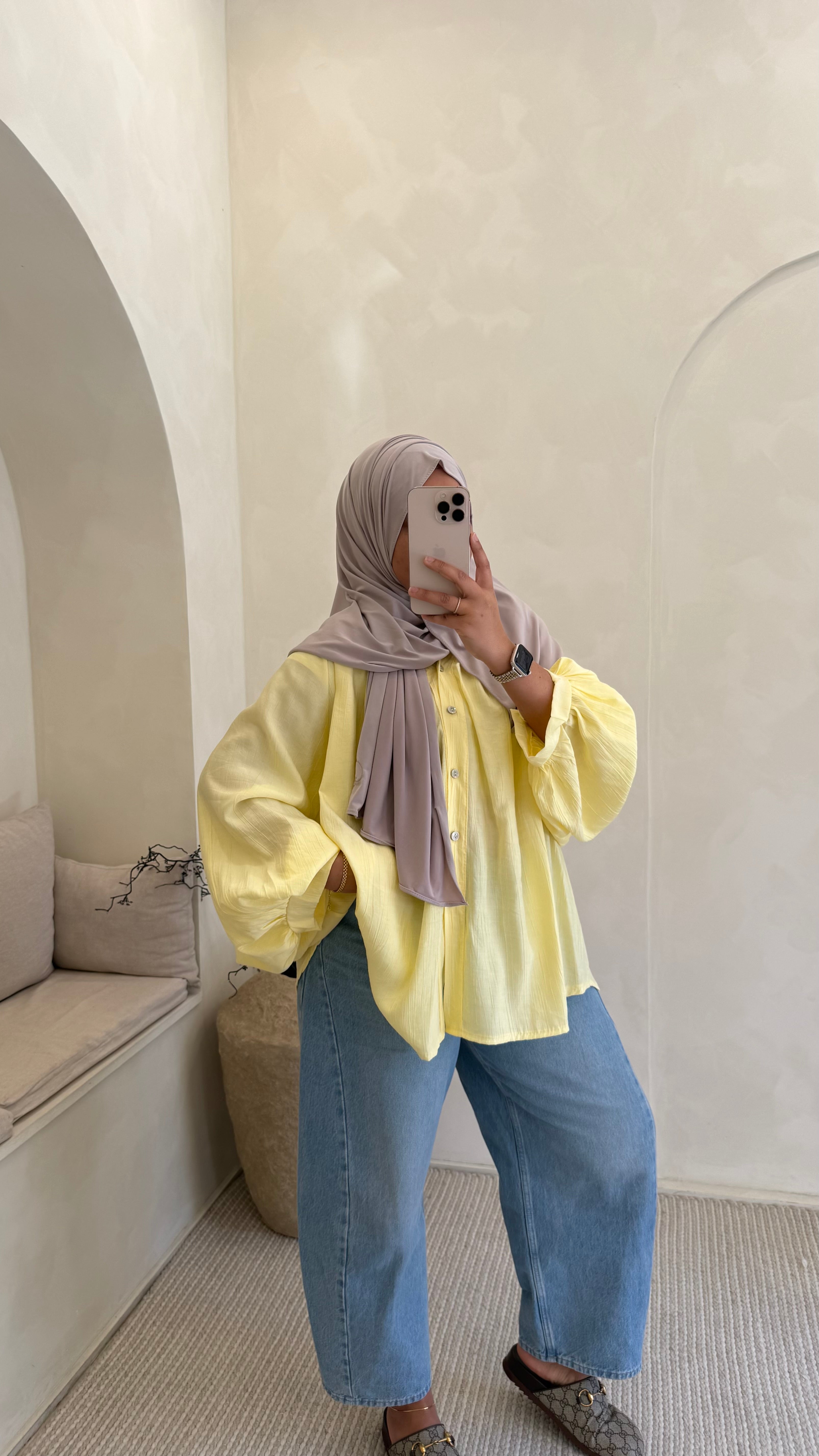 Chemise Lana Jaune