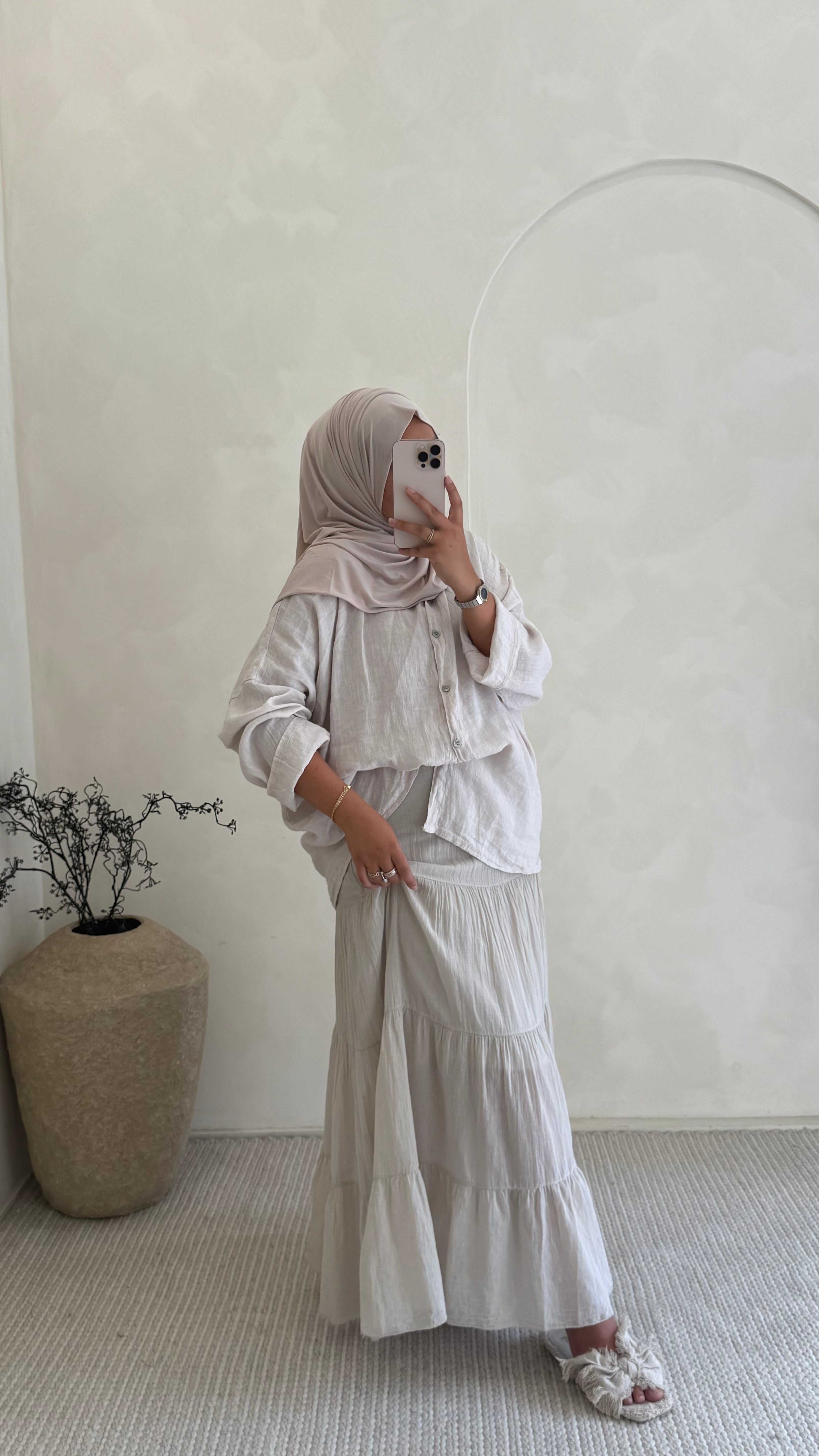 Jupe Dalya beige
