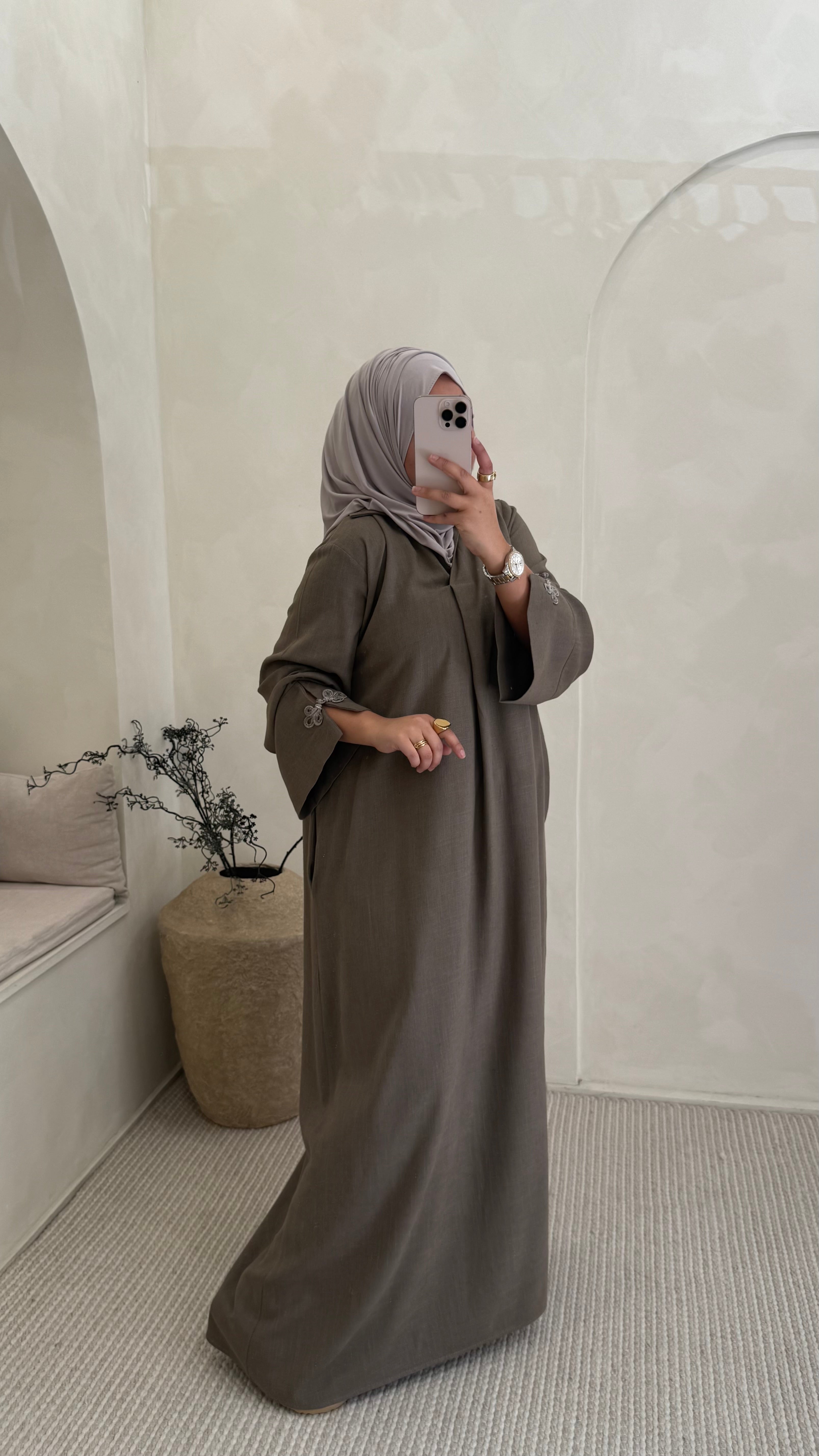 Abaya Kaï Chocolat