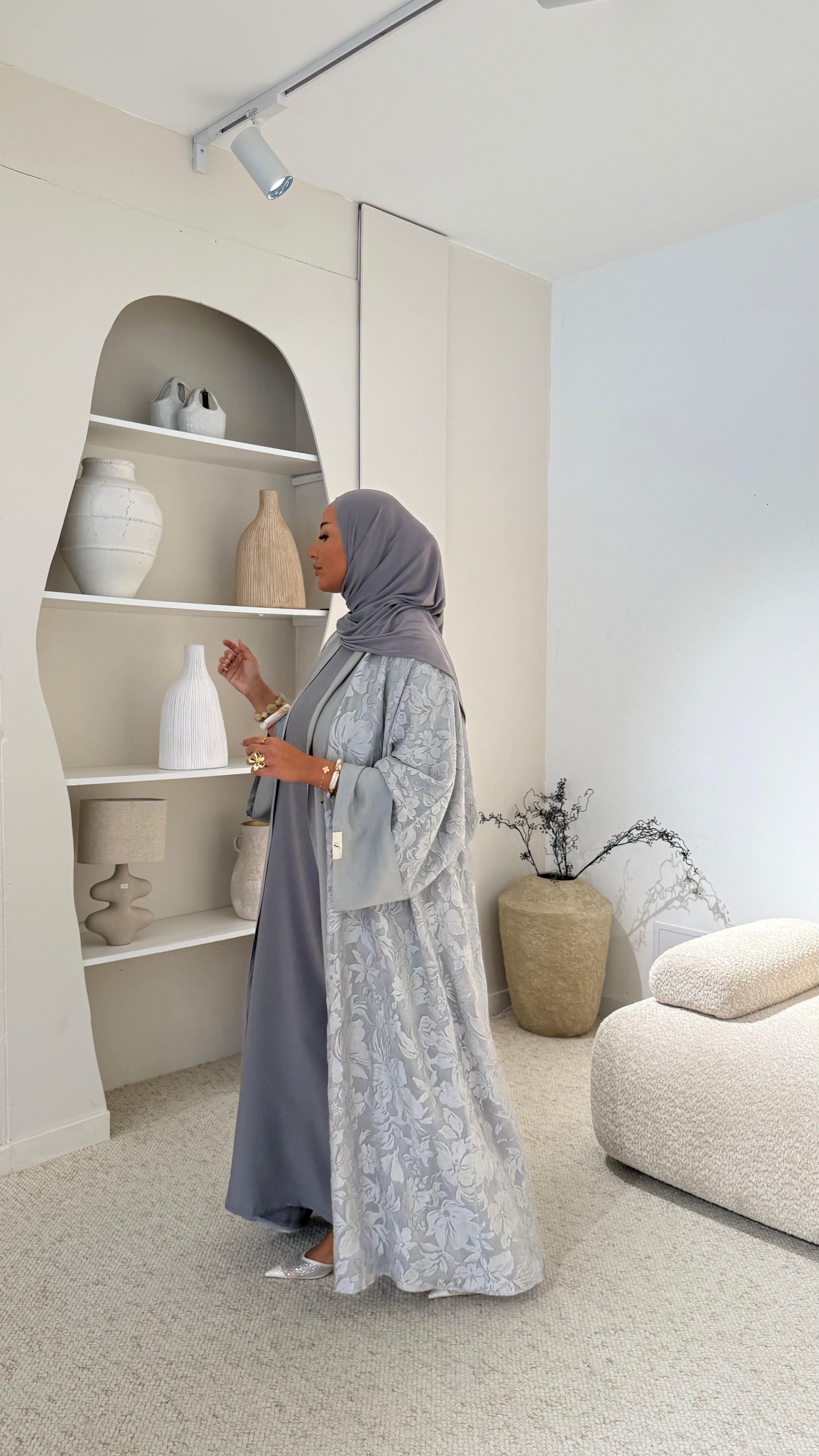 KIMONO KAYLAË CHARCOAL GREY