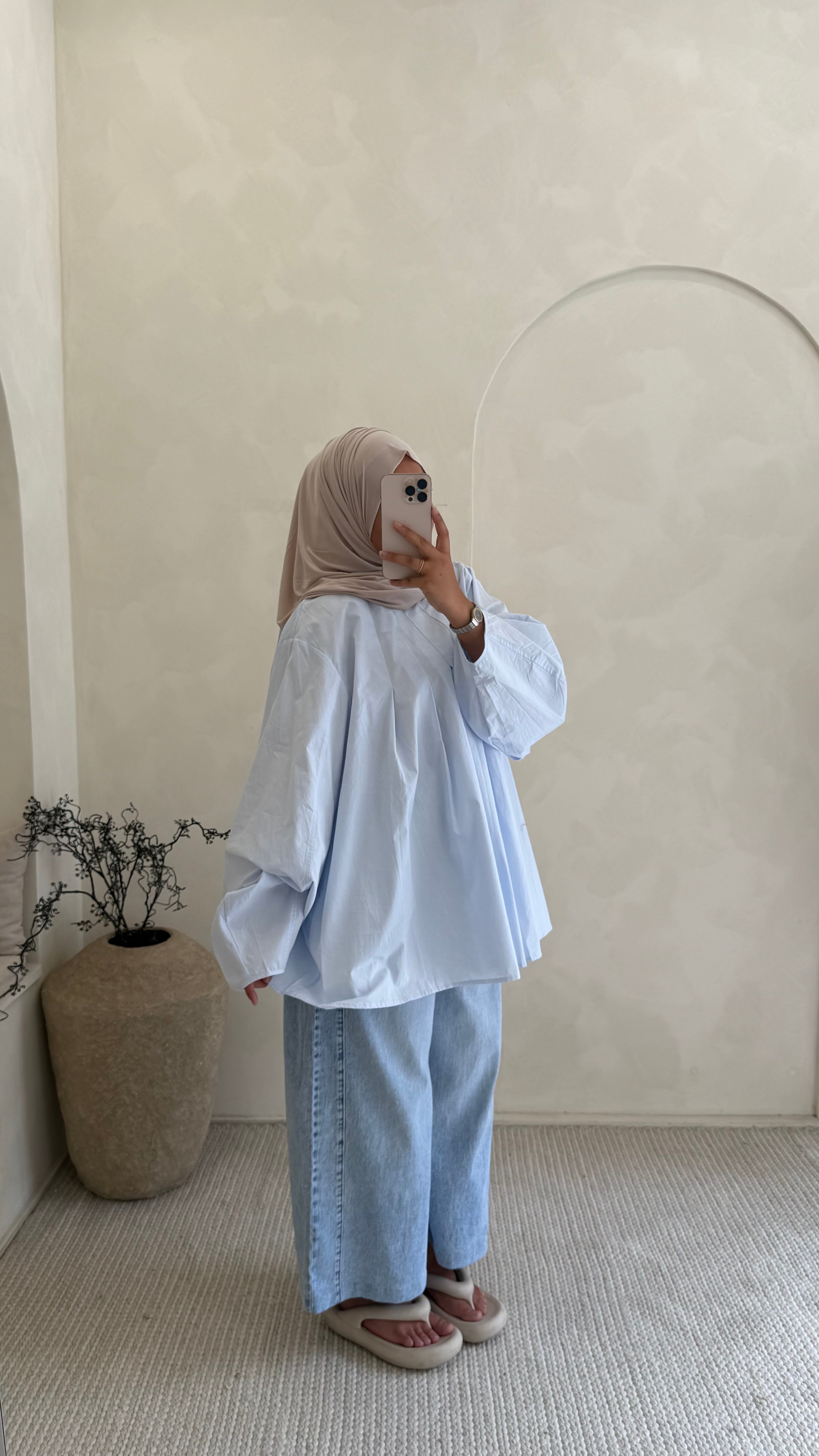 Blouse Fanny Bleu ciel