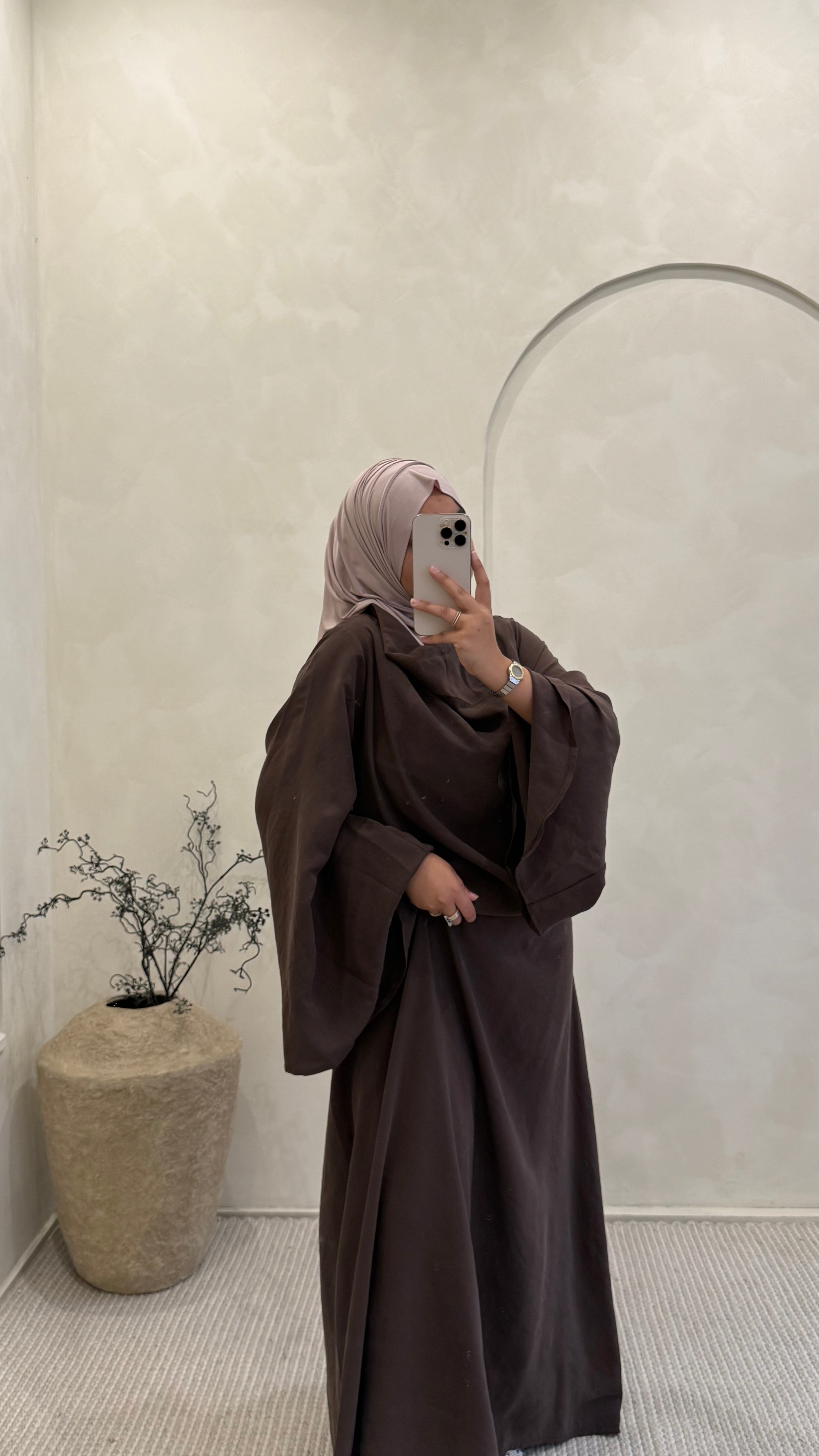 Abaya Deyna Chocolat