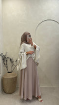 Jupe Shayna taupe rosé