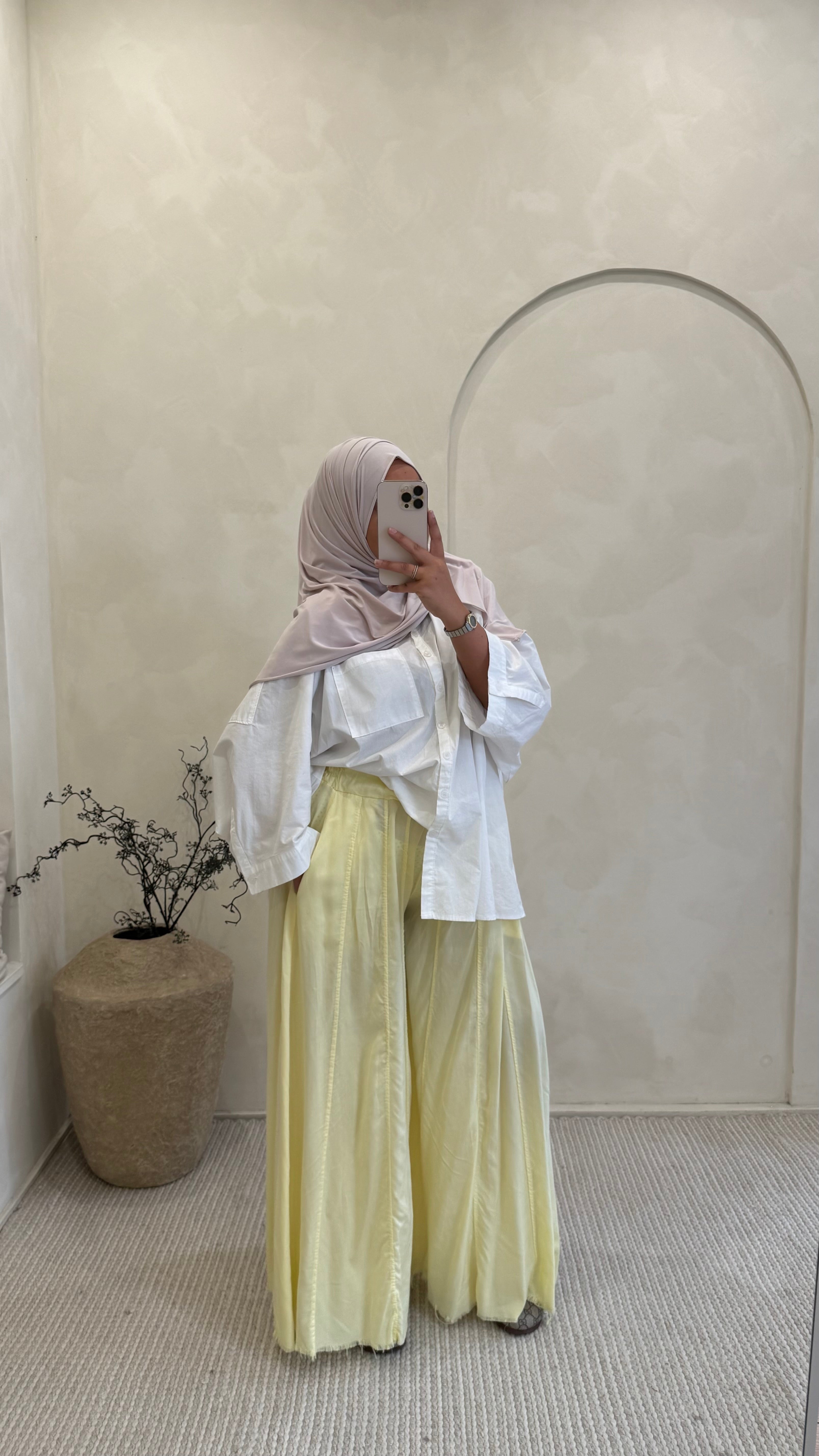 Pantalon Kay jaune