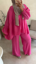 Pantalon Noya fushia