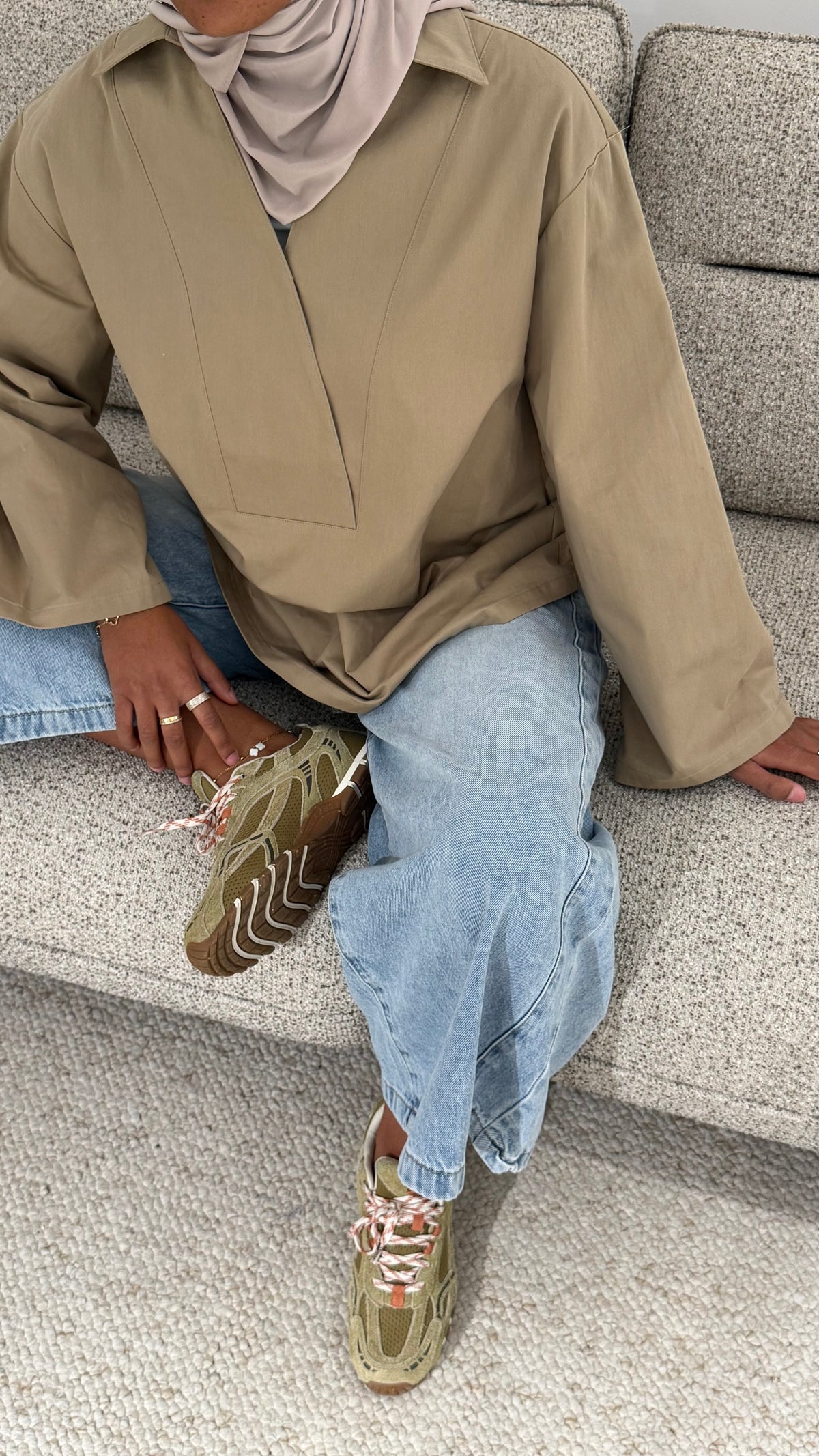 Blouse Aiko kaki