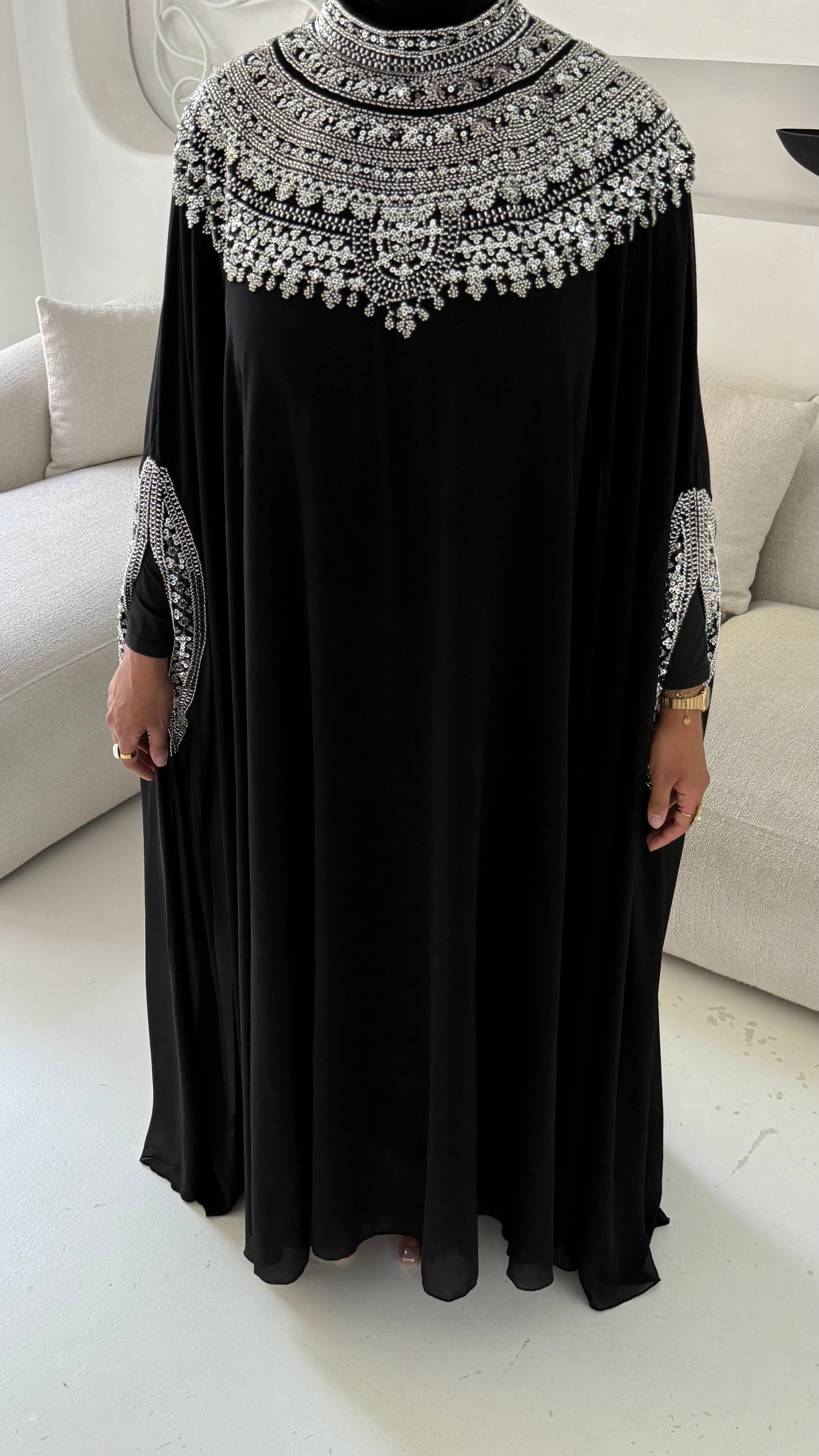 Abaya Qamar Black