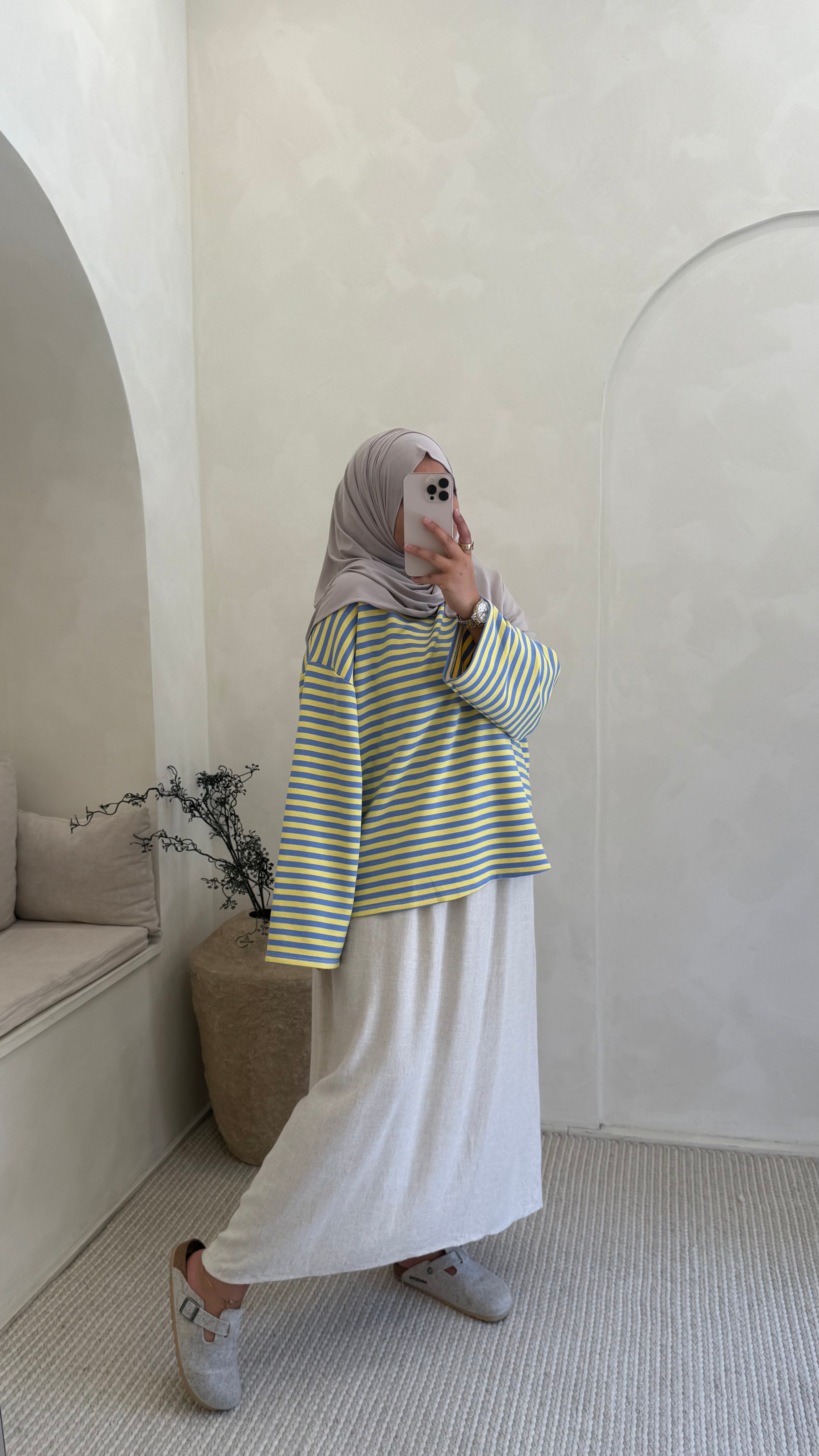 Pull Solal Bleu Jaune