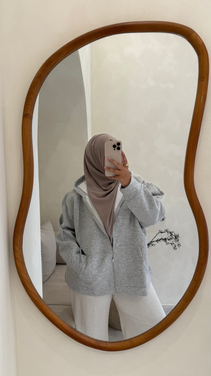 Veste sweat oversize