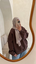 Sweat Oversize Marron