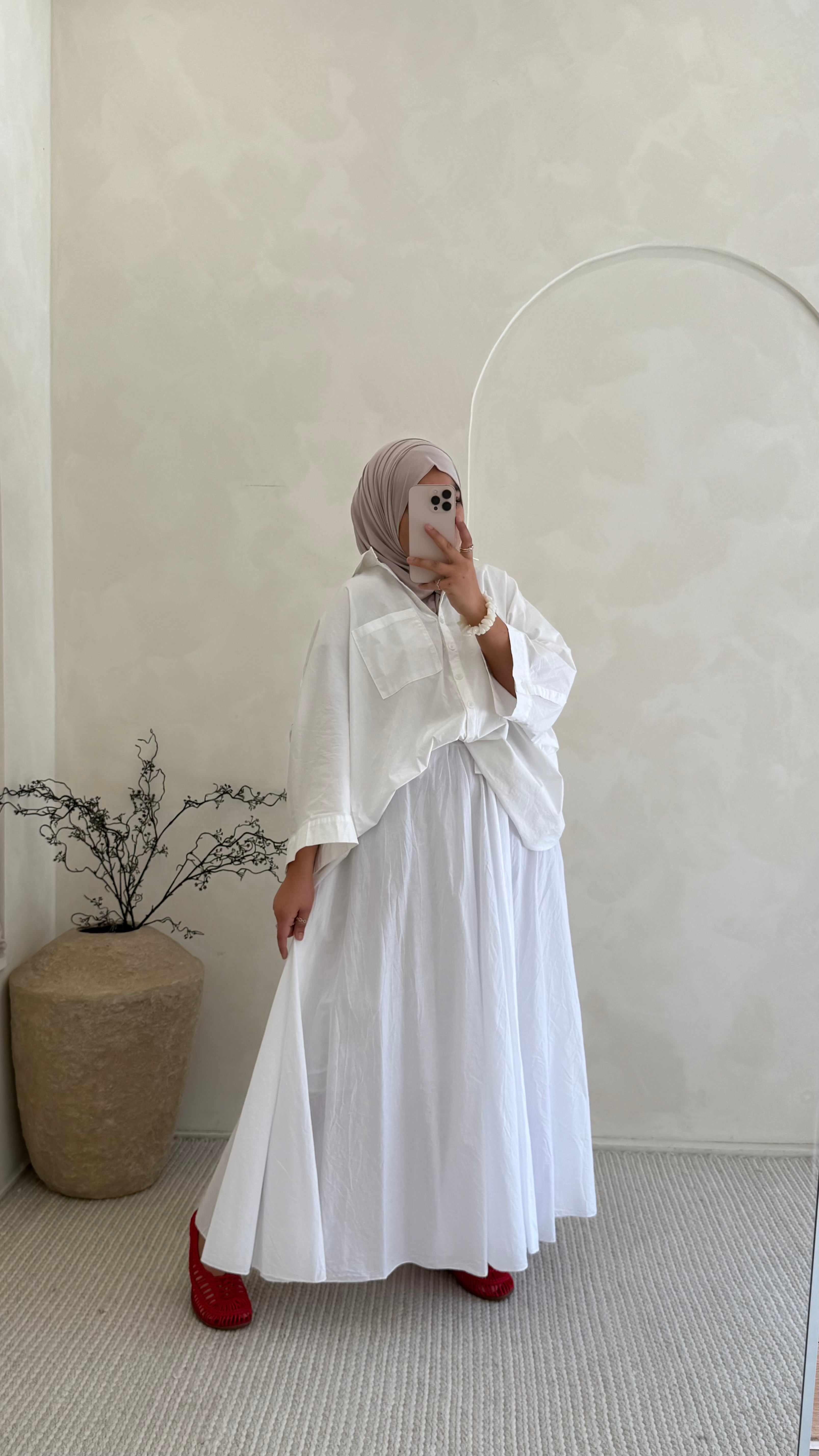 Jupe eva Blanc