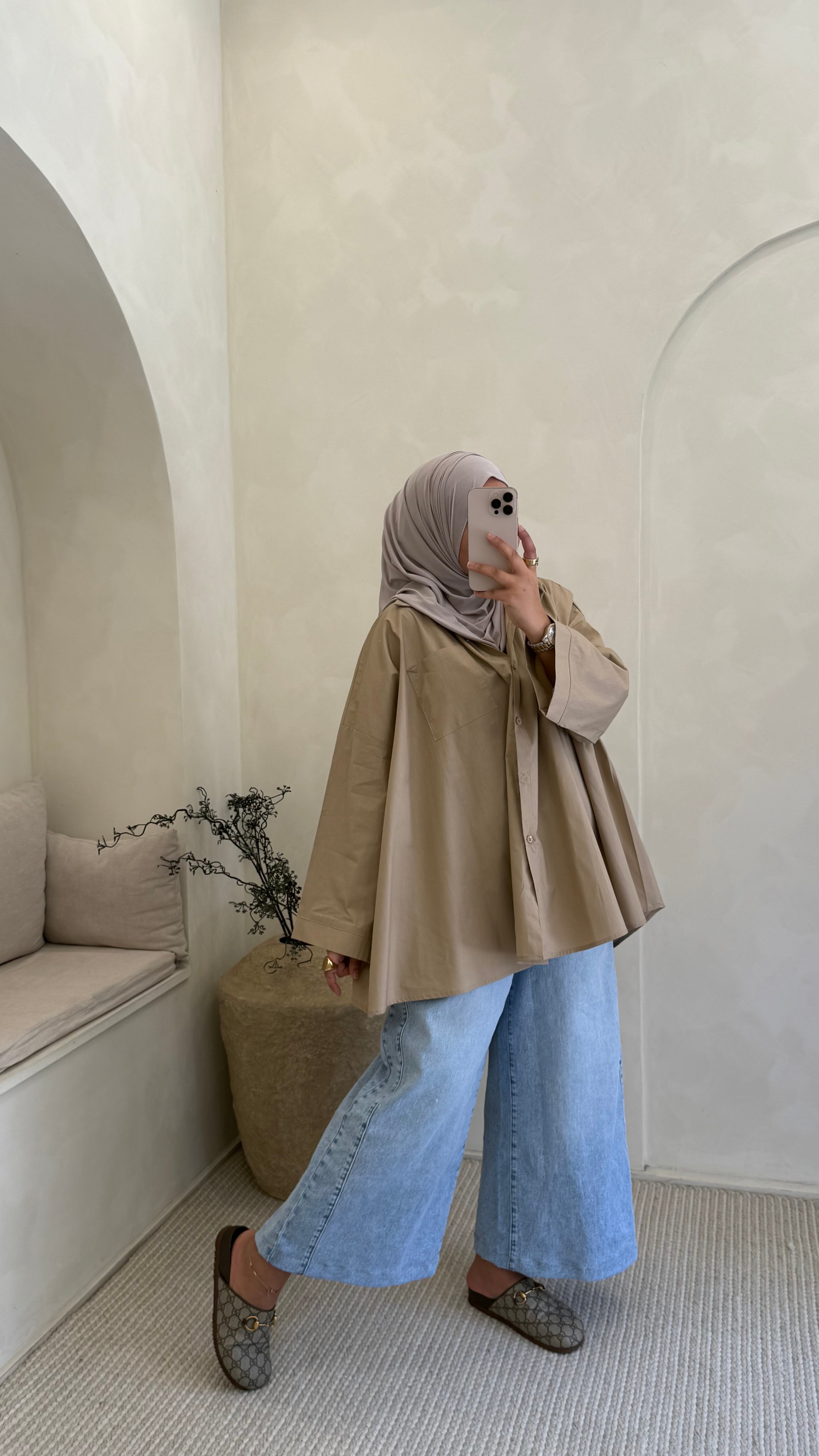 Chemise Tamyah camel