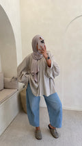 Chemise Lana Greige